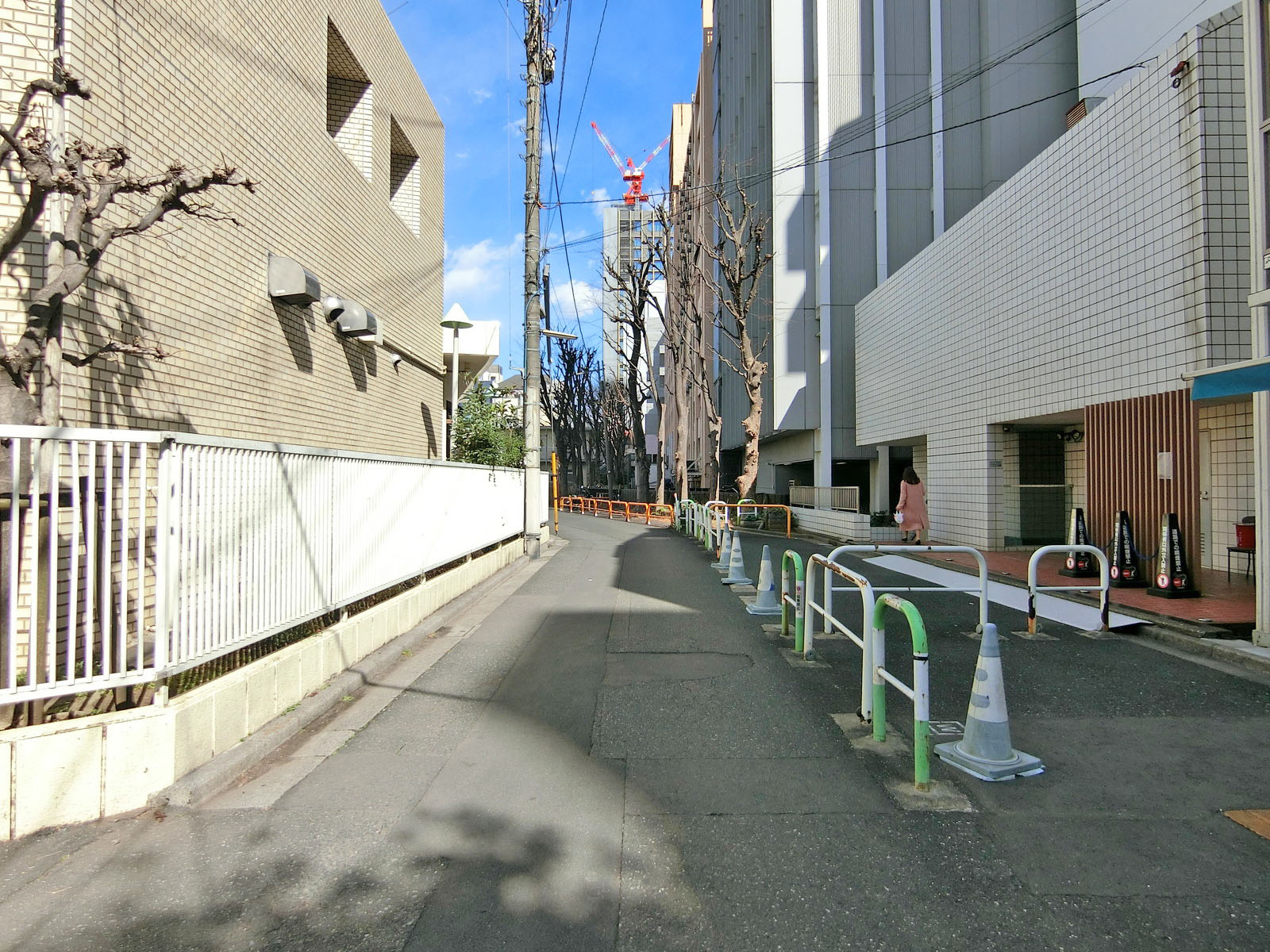 エステビル前面の通り