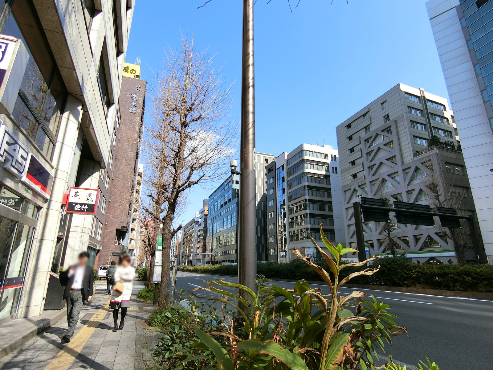 芝大門116ビル前面の通り