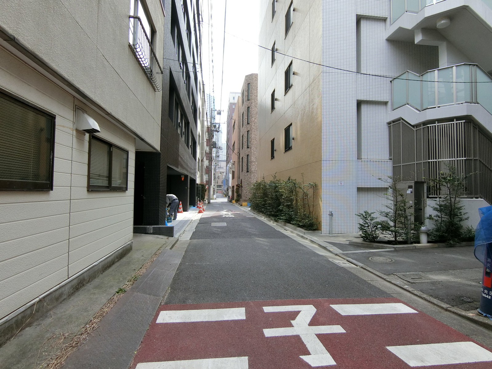 新川二丁目古民家オフィス前面の通り