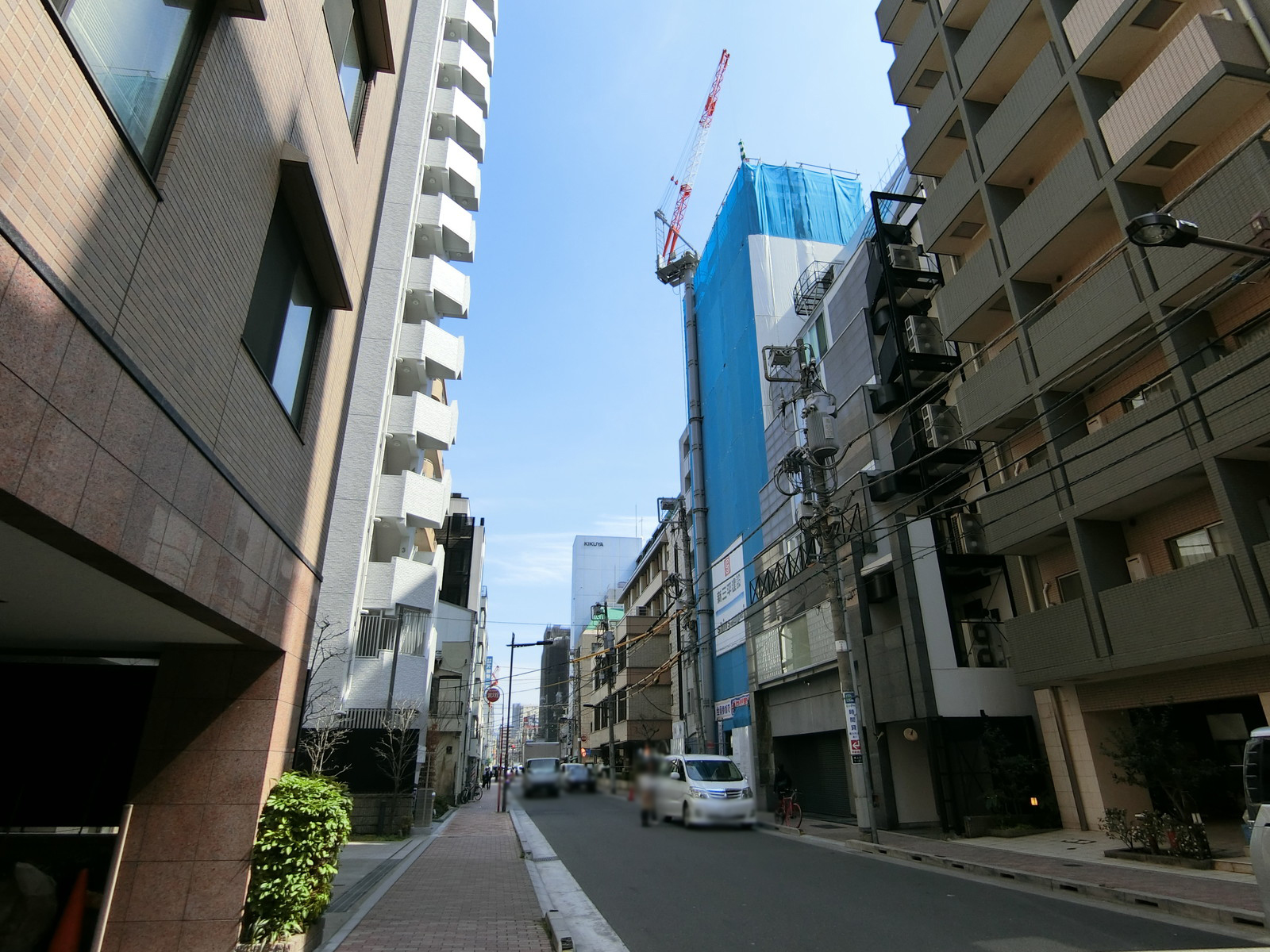 セイワビル前面の通り