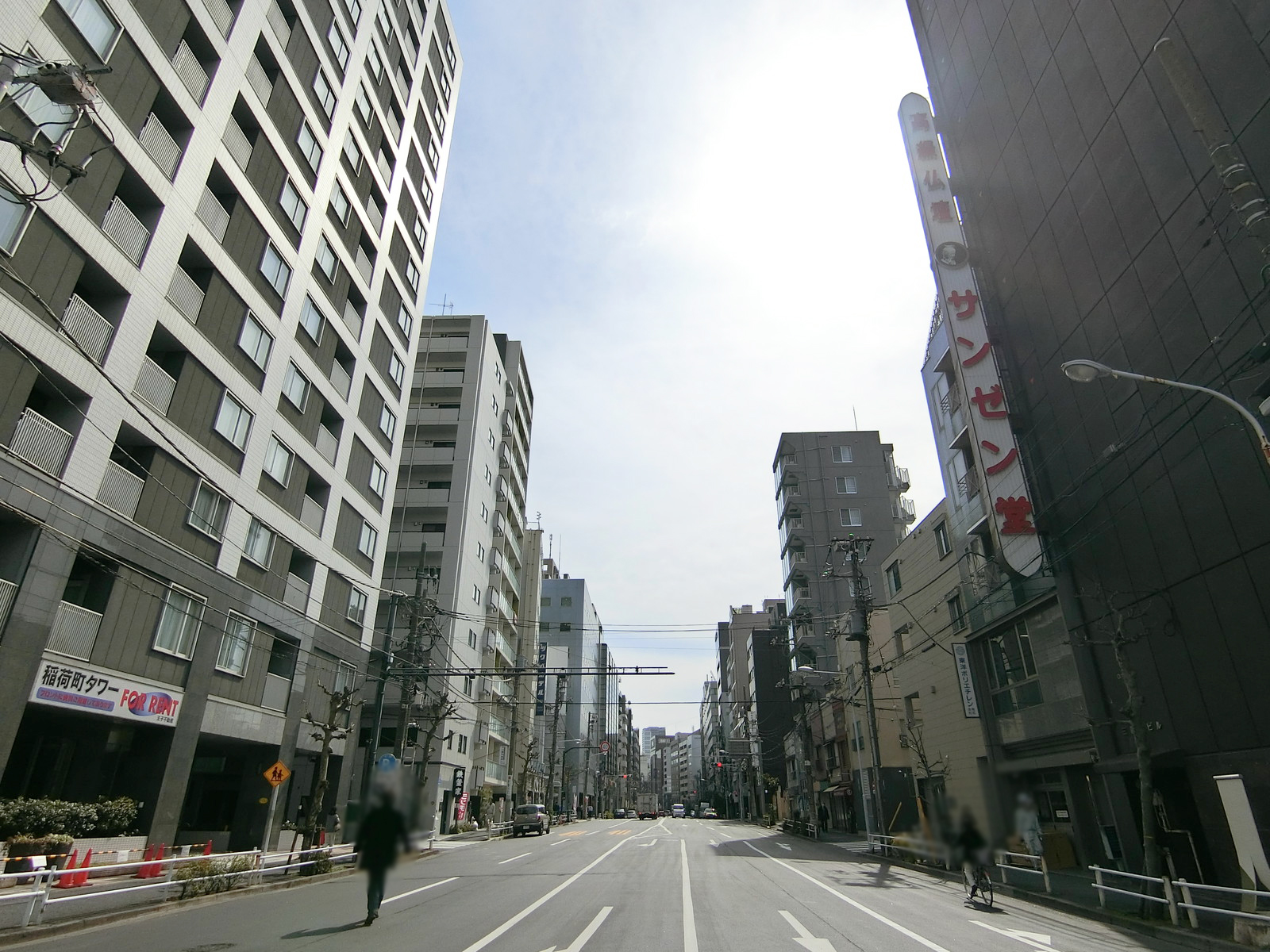 付近の清洲橋通り