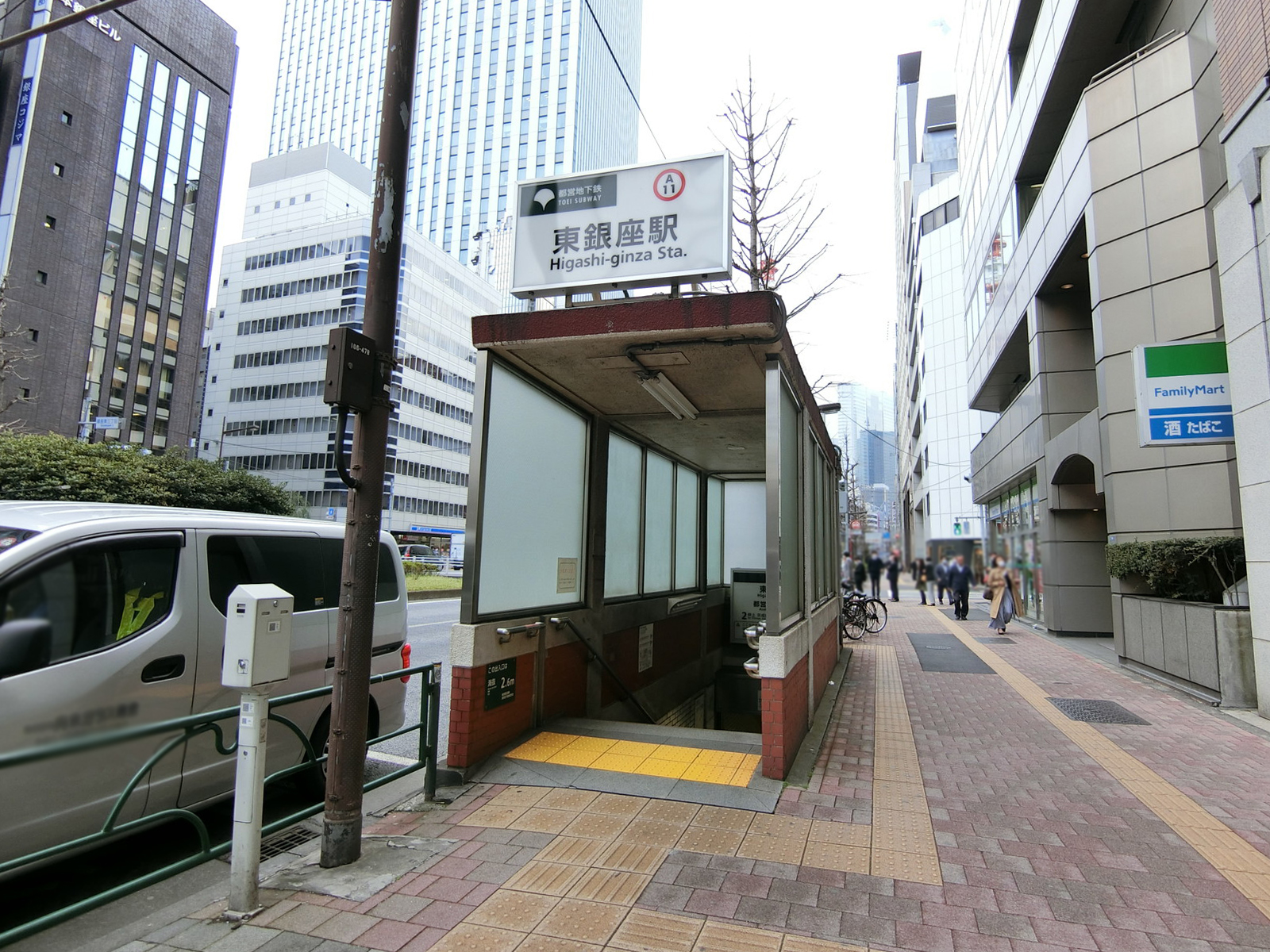 最寄りの「東銀座駅」