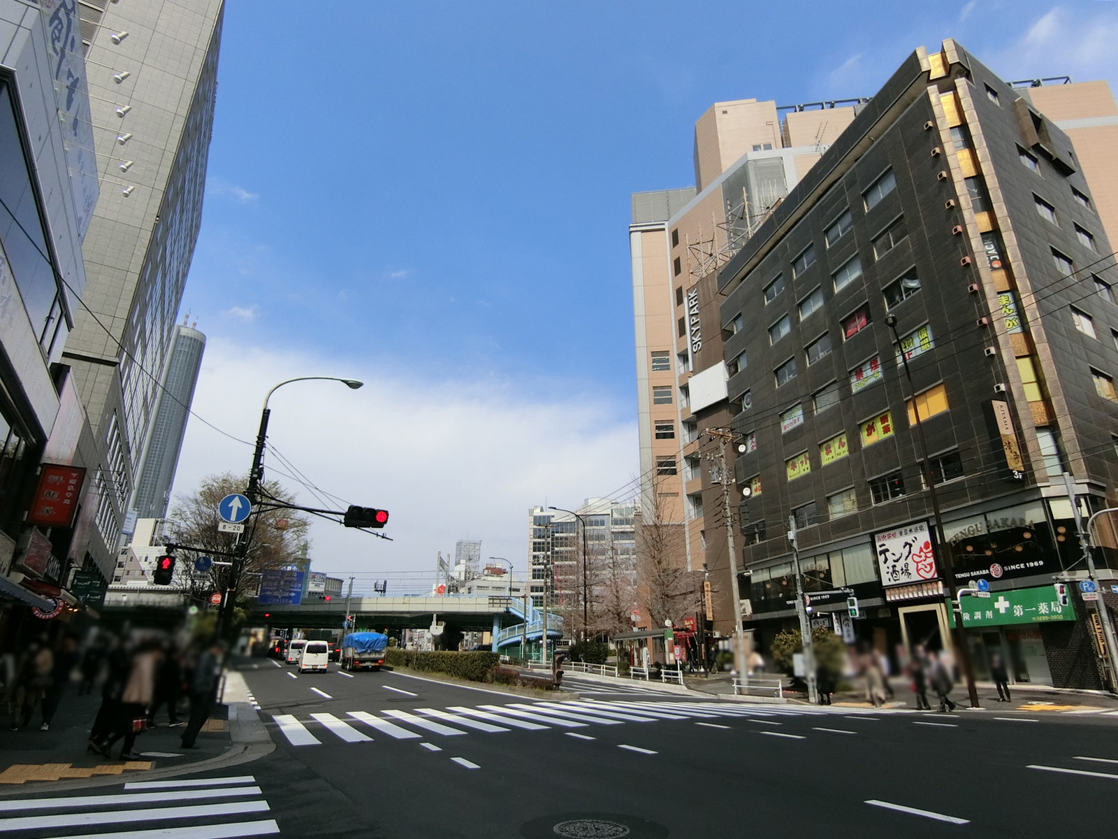 付近の白山通り