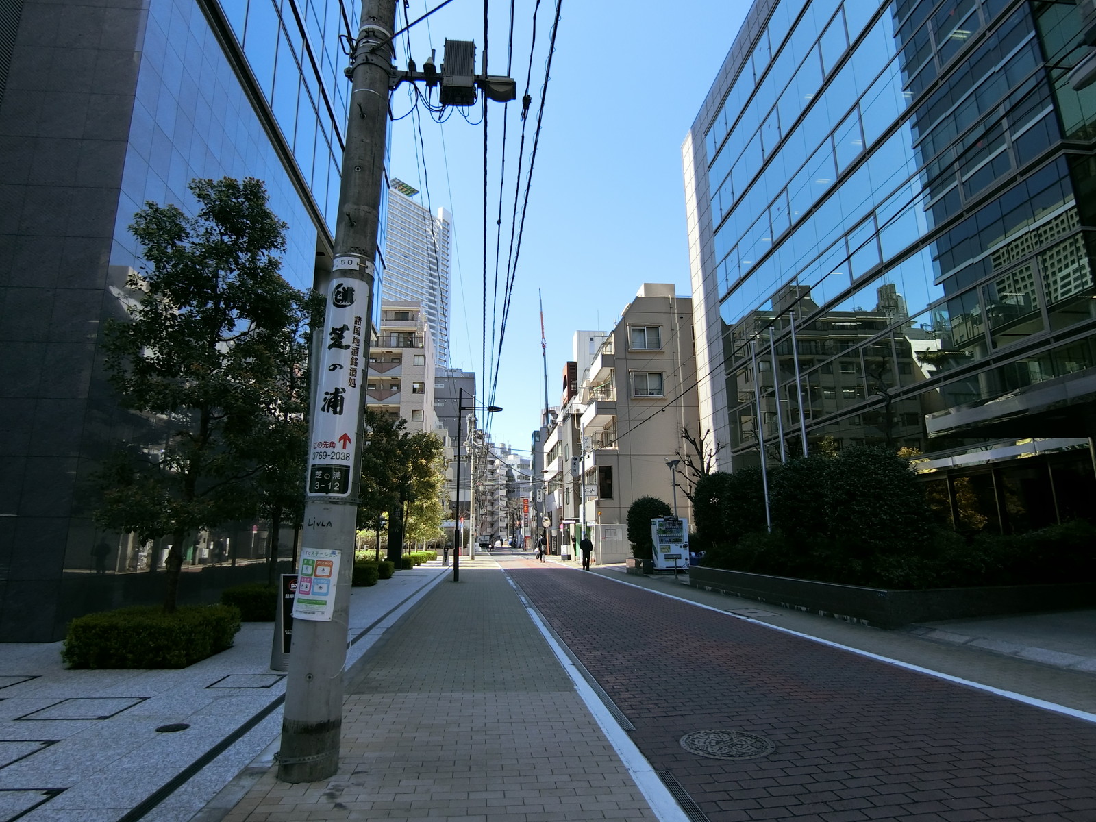 デイリーフーズビル前面の通り
