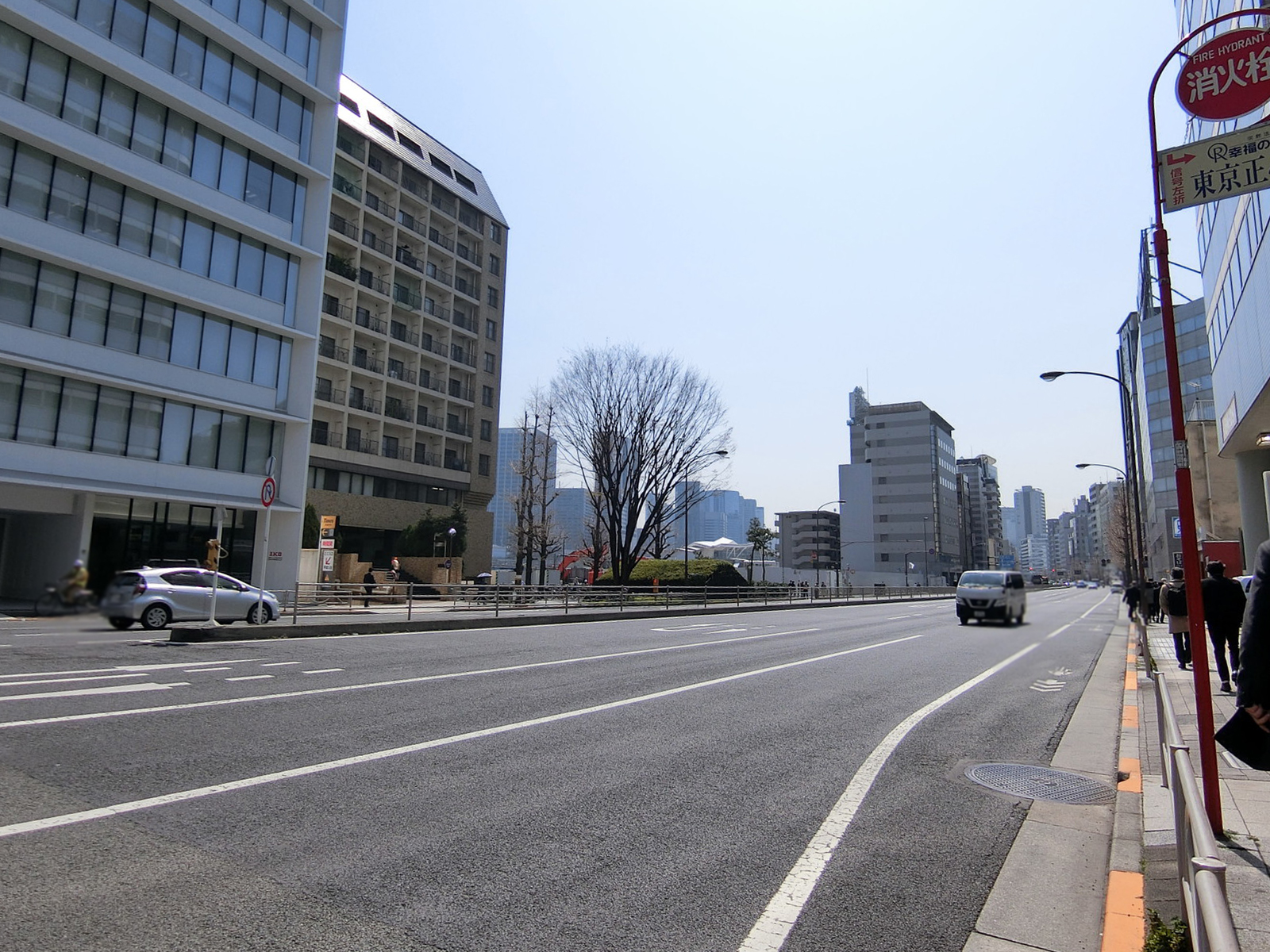 MEIHO高輪ビル前面の第一京浜