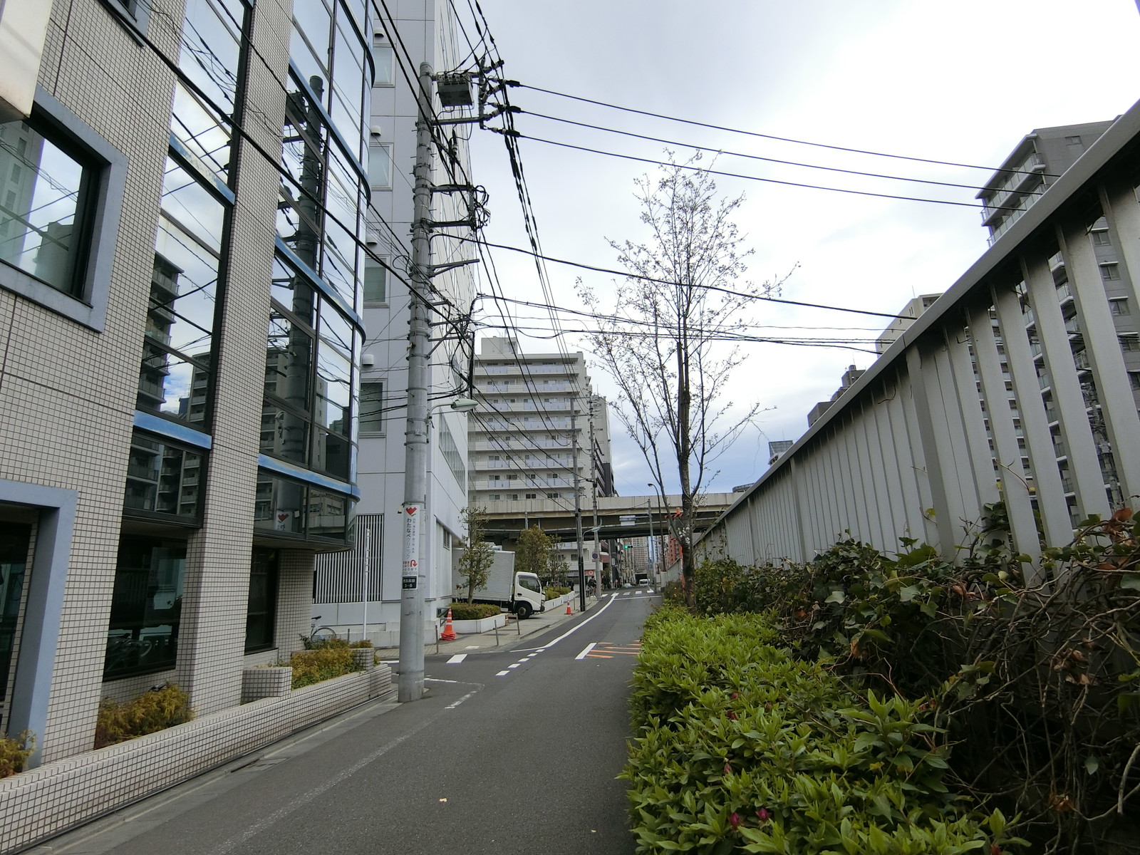 井門西五反田ビル前面の通り
