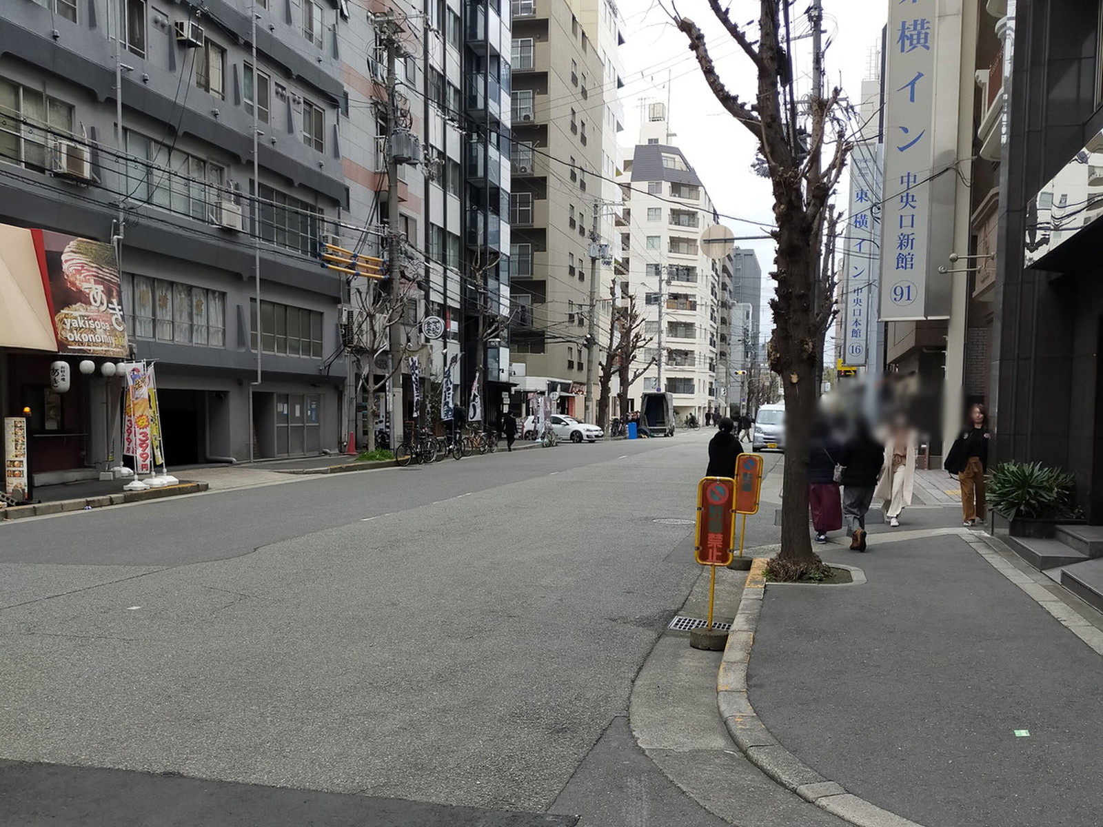 中島第2ビル前面の通り