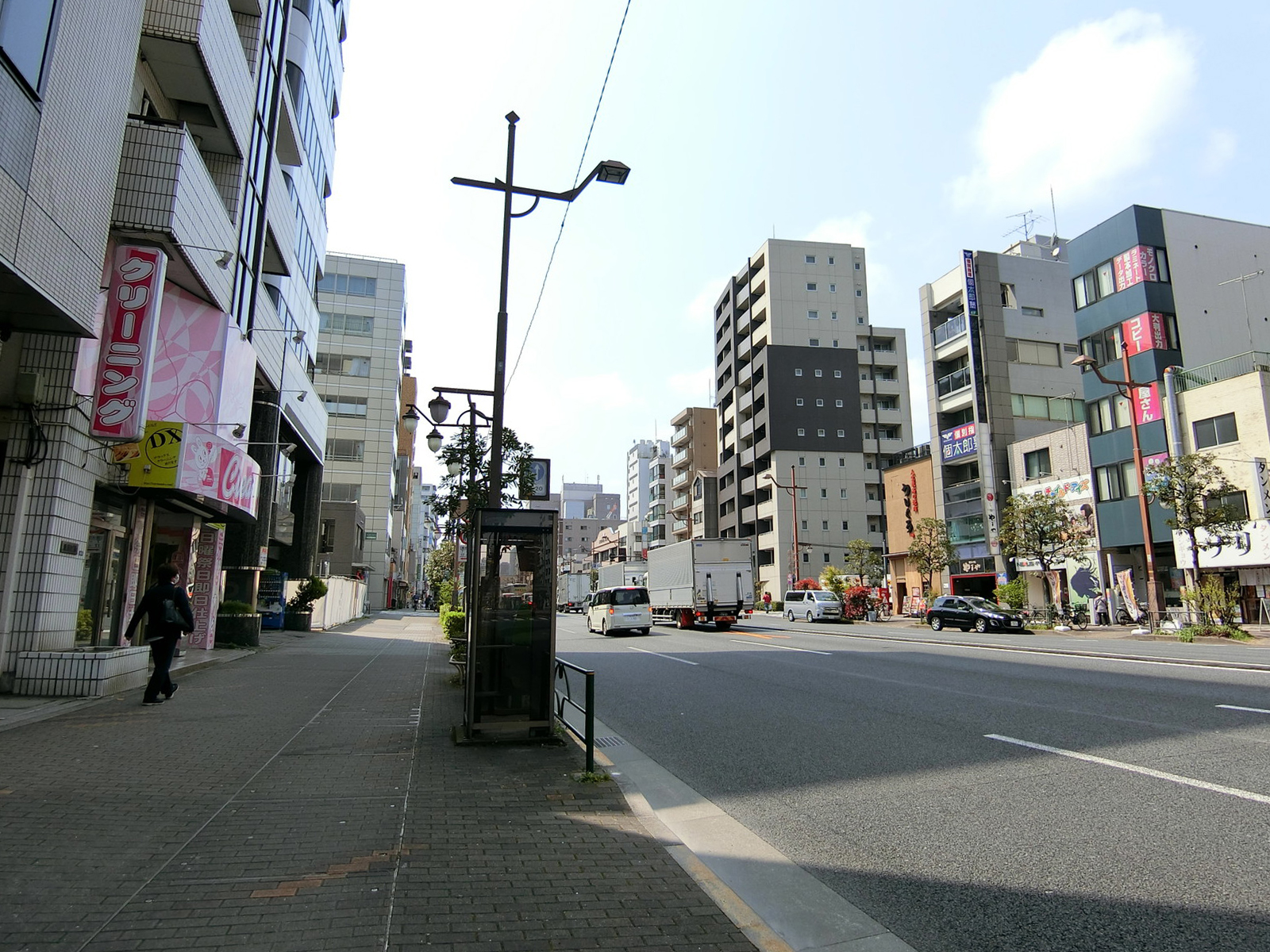 東陽町AXIS前面の通り