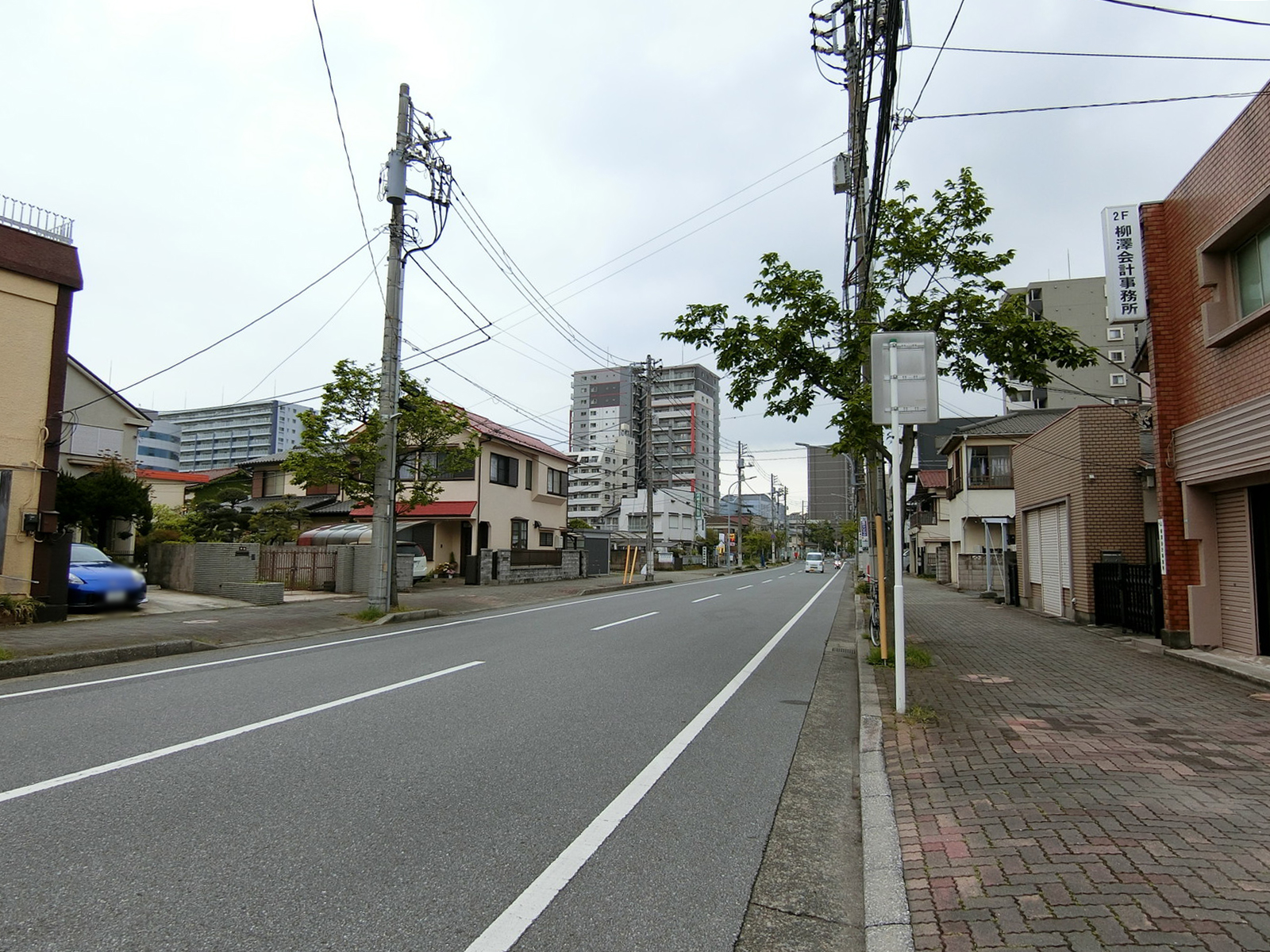 齋藤事務所前面の通り