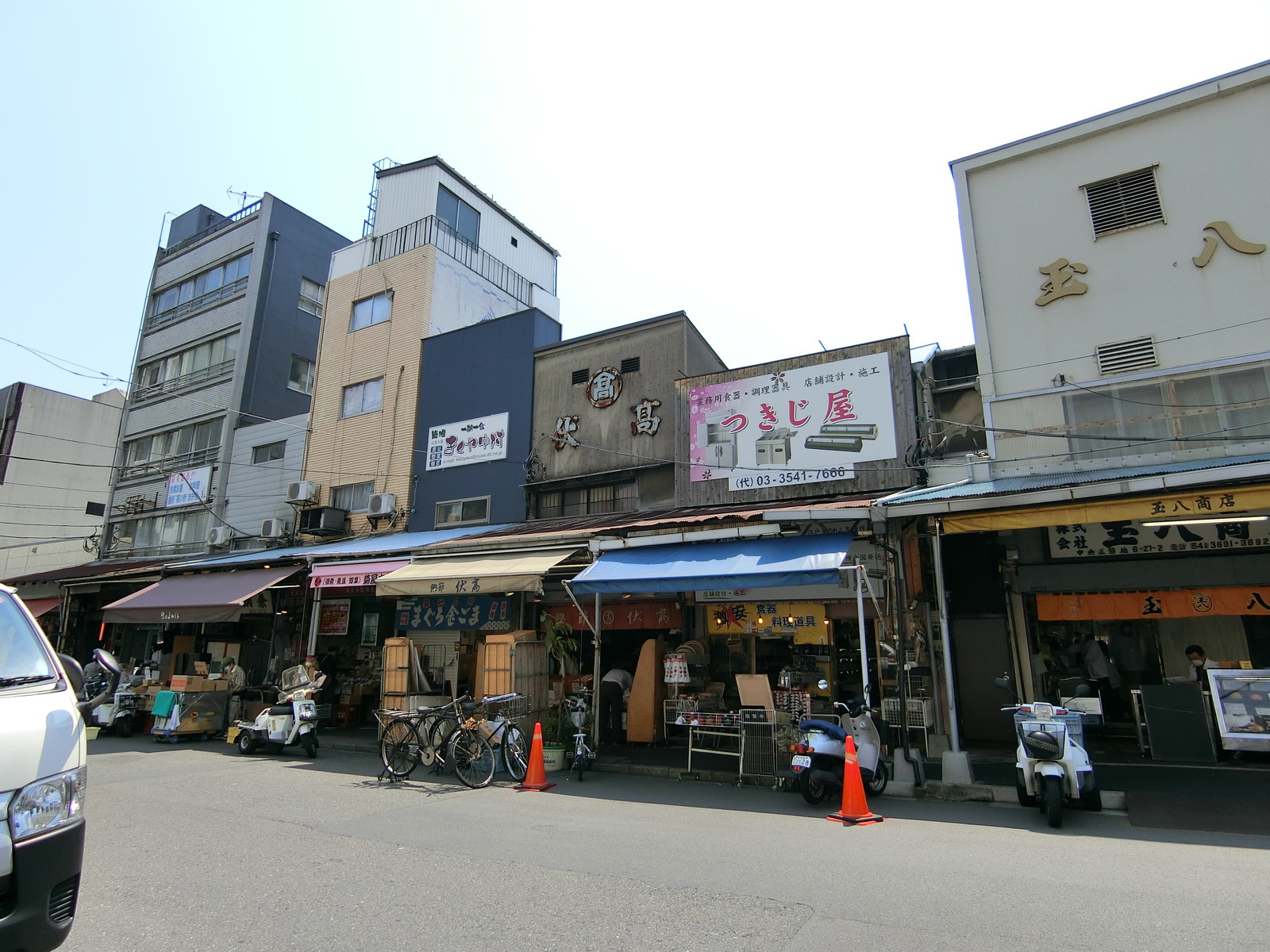 周辺の築地市場