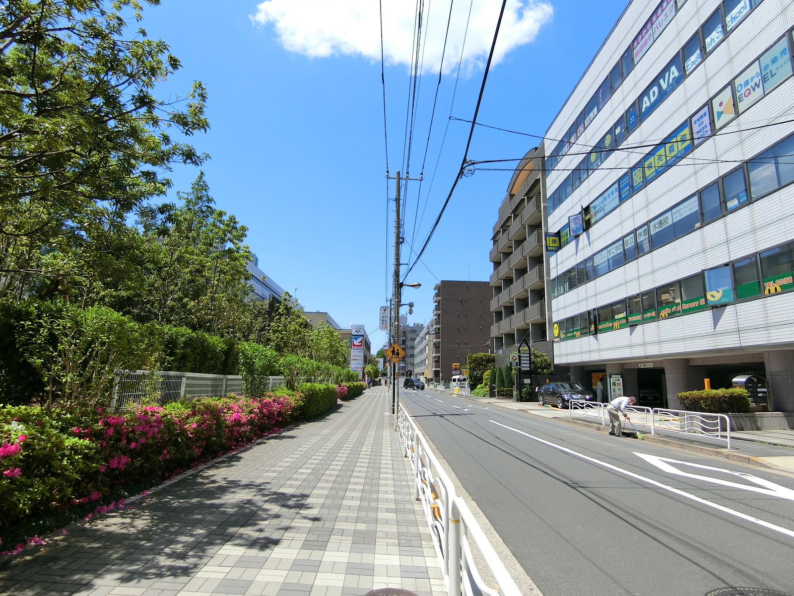 イマス木場ビル前面の通り
