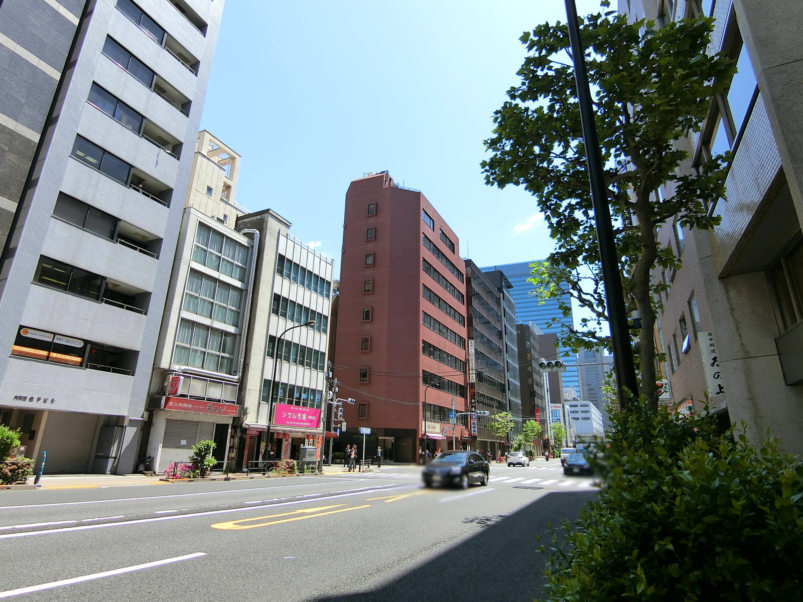 付近の外堀通り