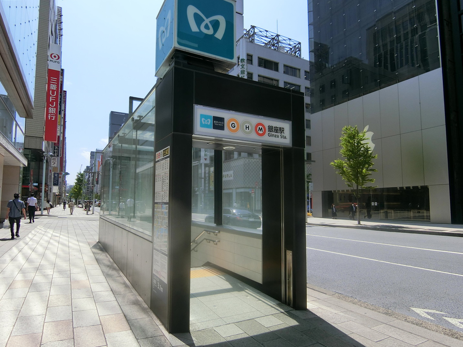最寄りの「銀座駅」