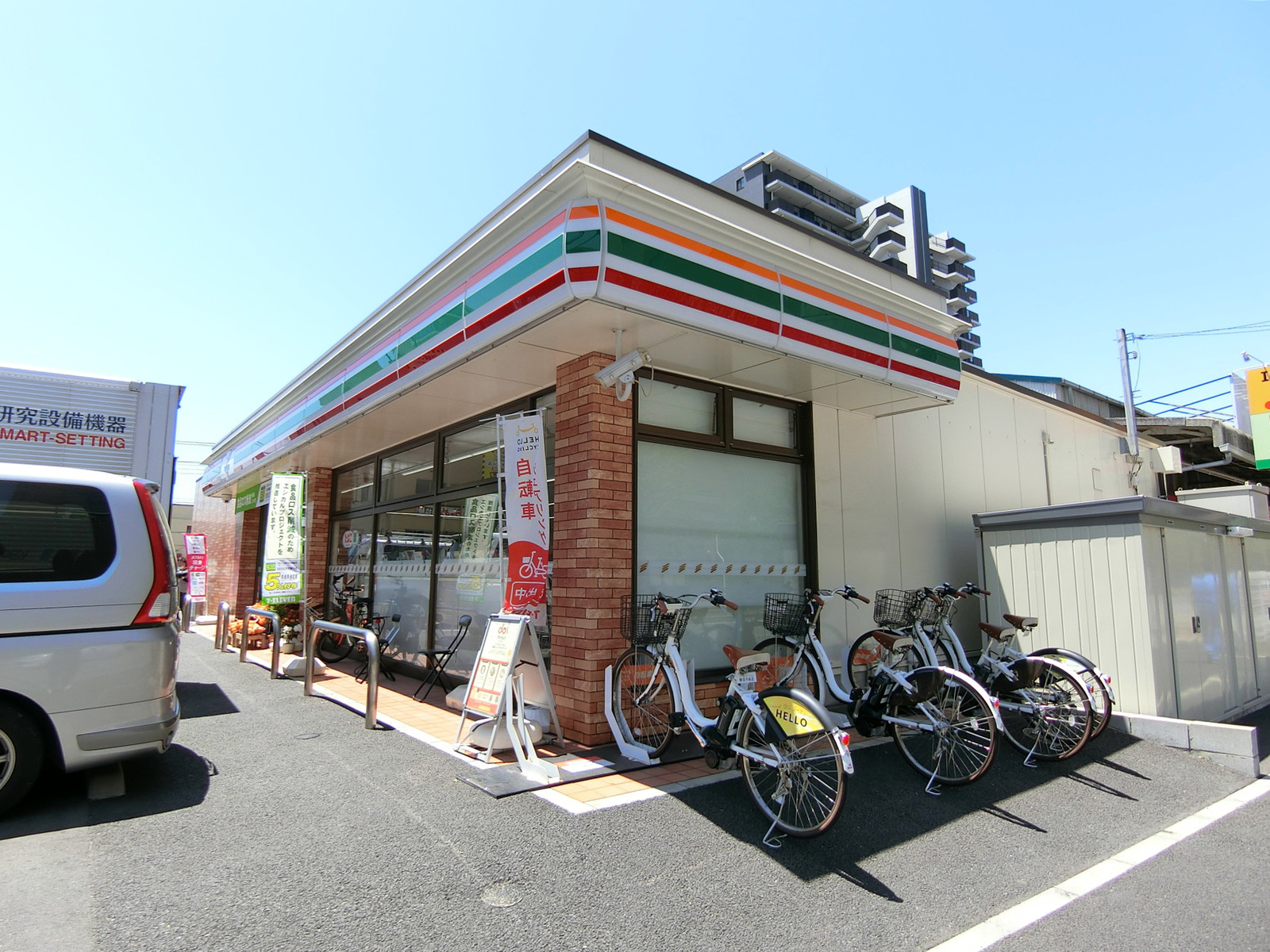 付近のセブンイレブン 千葉問屋町店