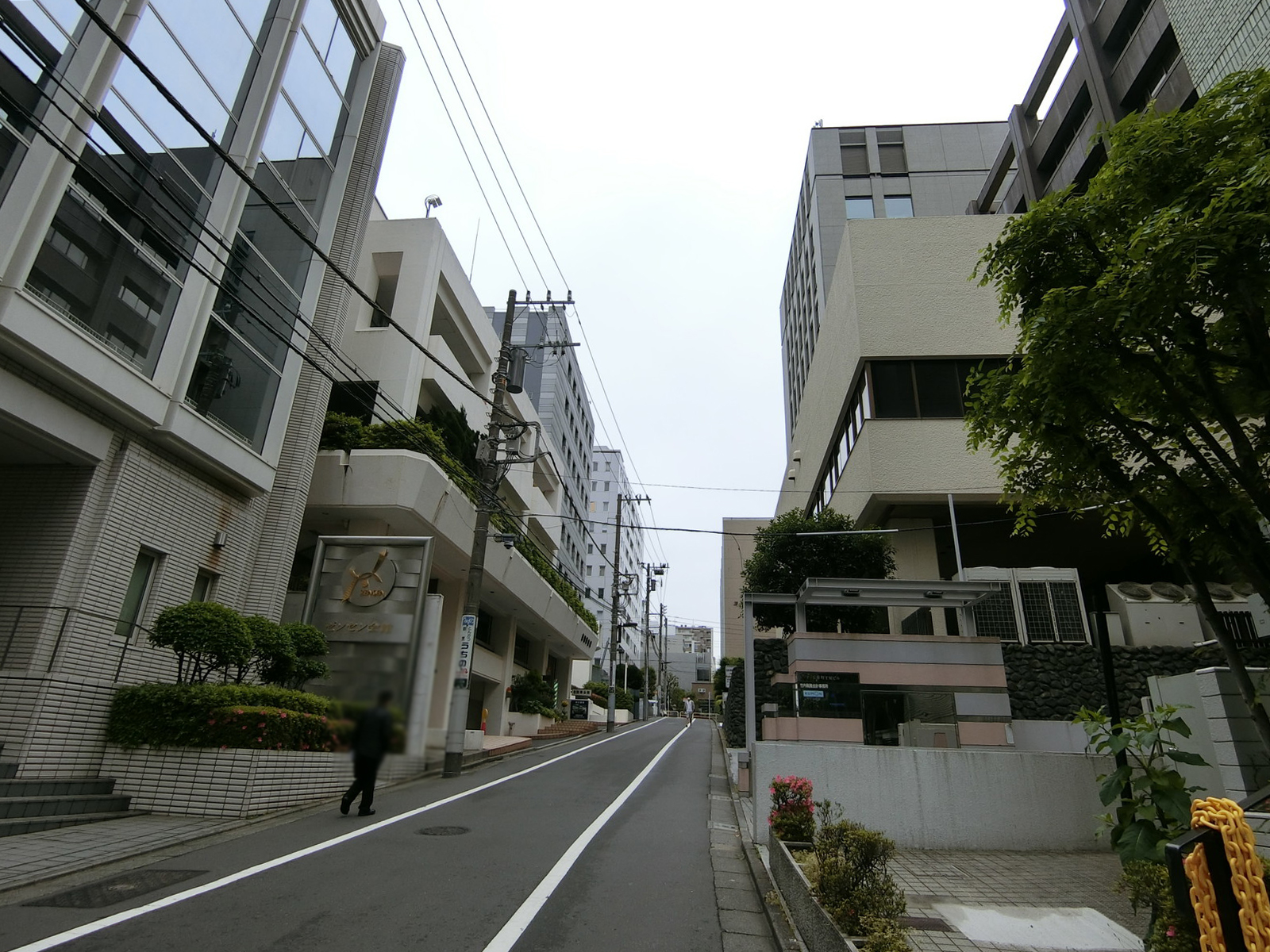 自動車会館前面の通り