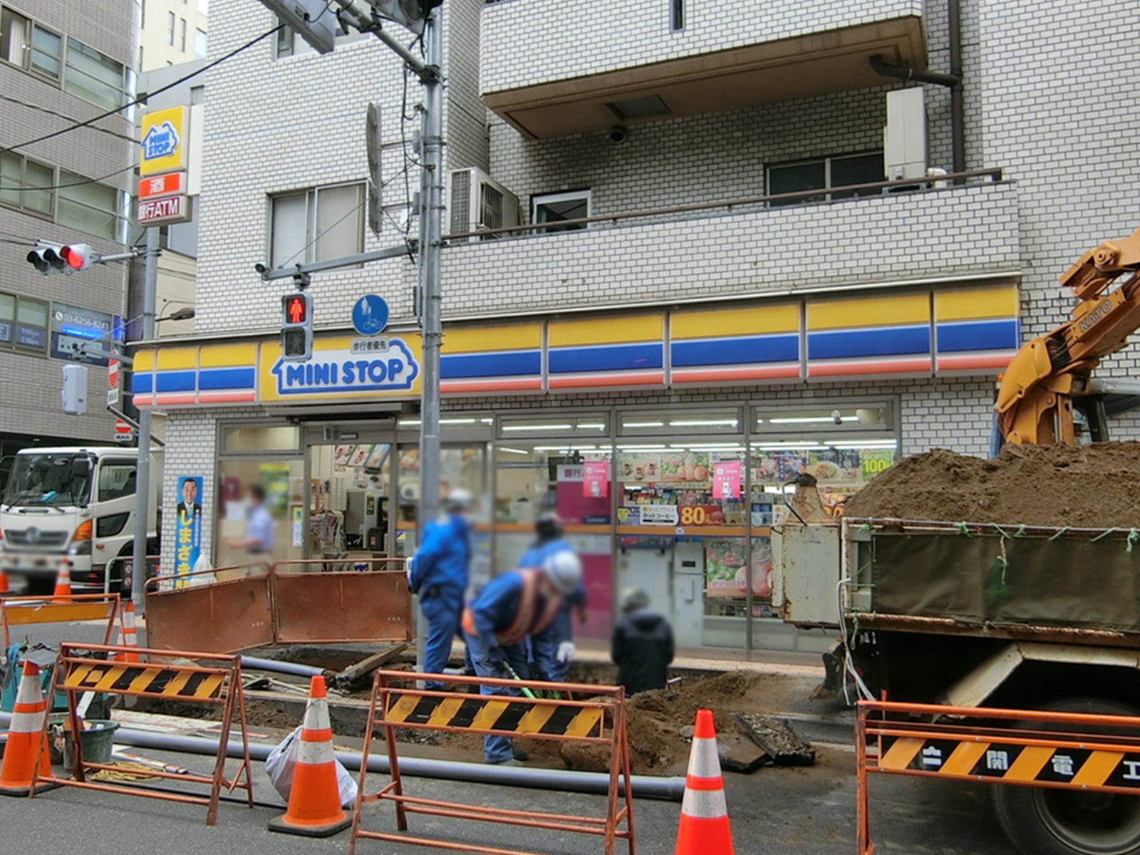 徒歩2分のミニストップ