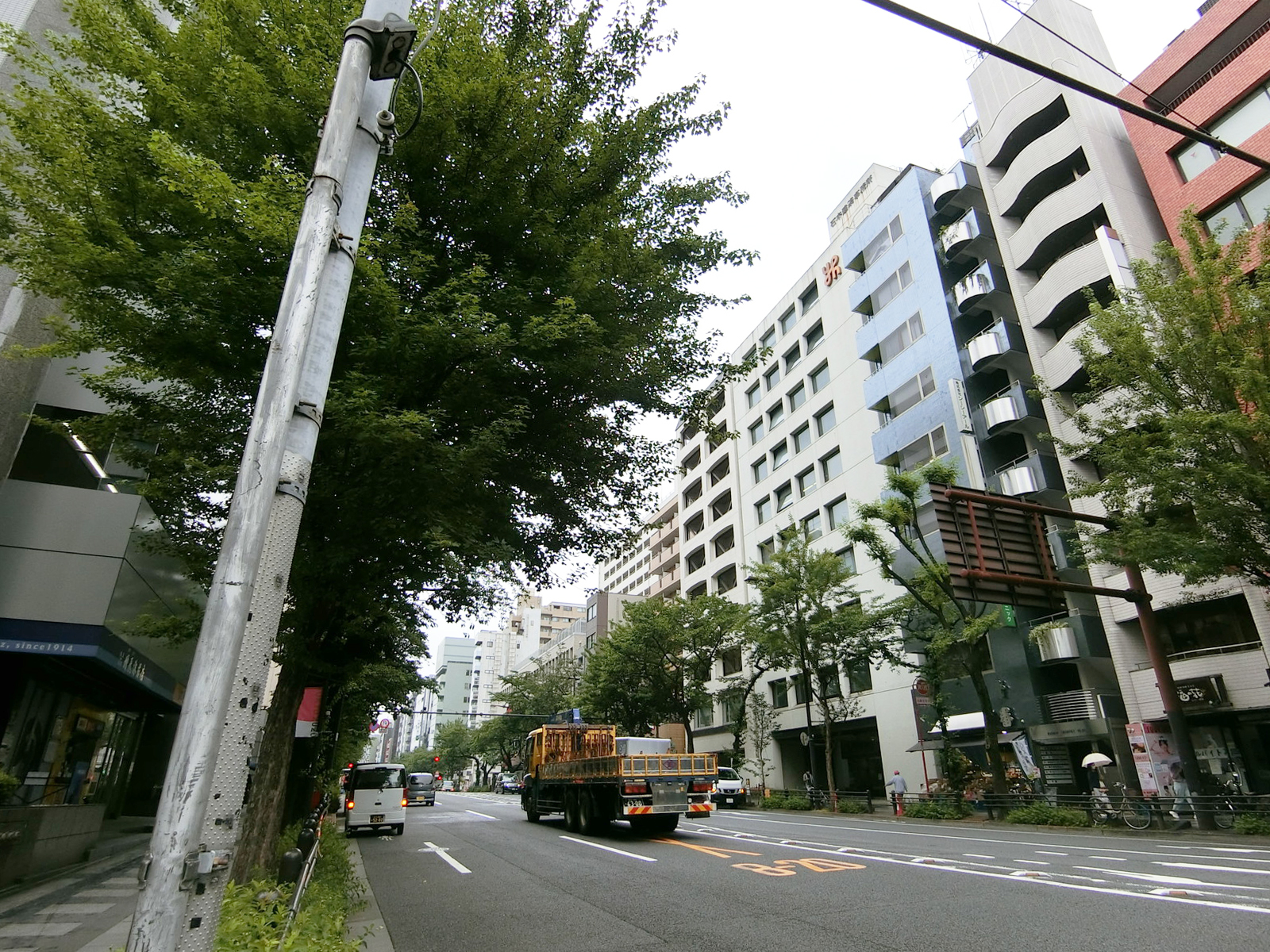 付近の靖国通り