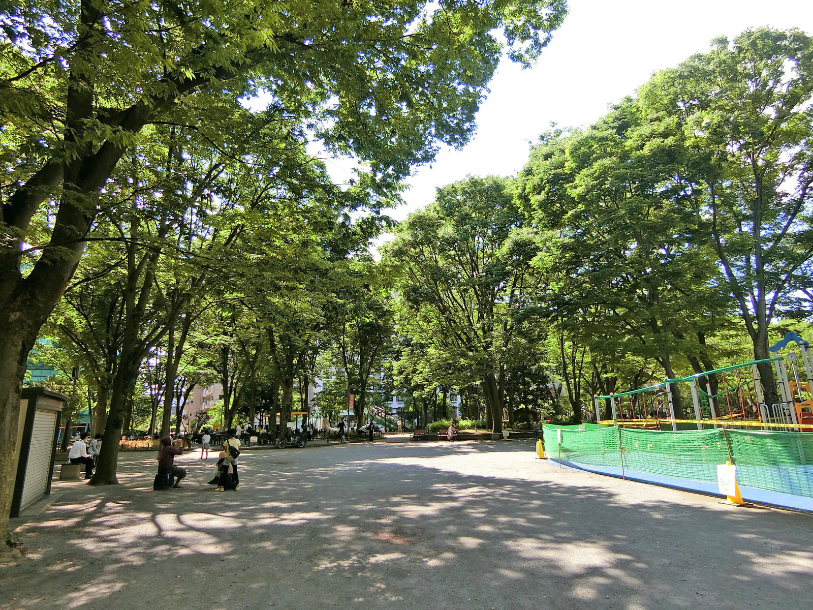徒歩1分の新宿中央公園
