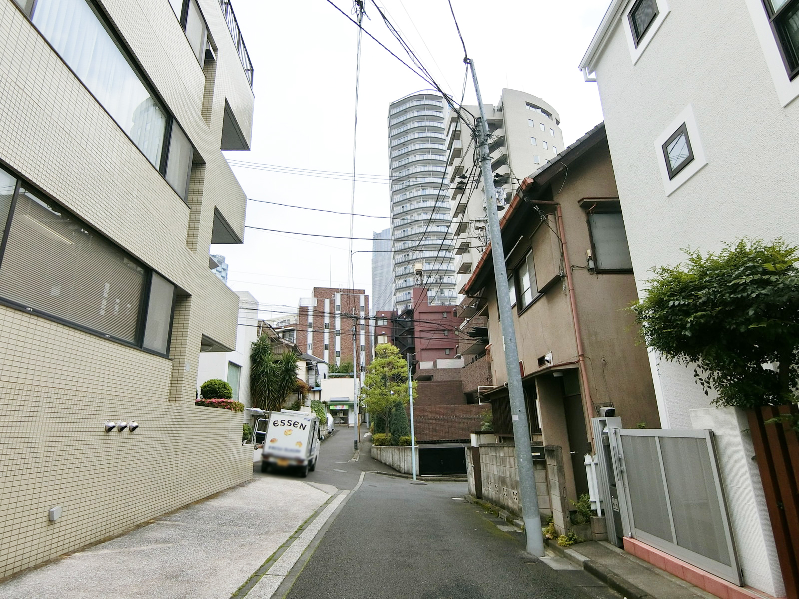 プレシャスビル前面の通り