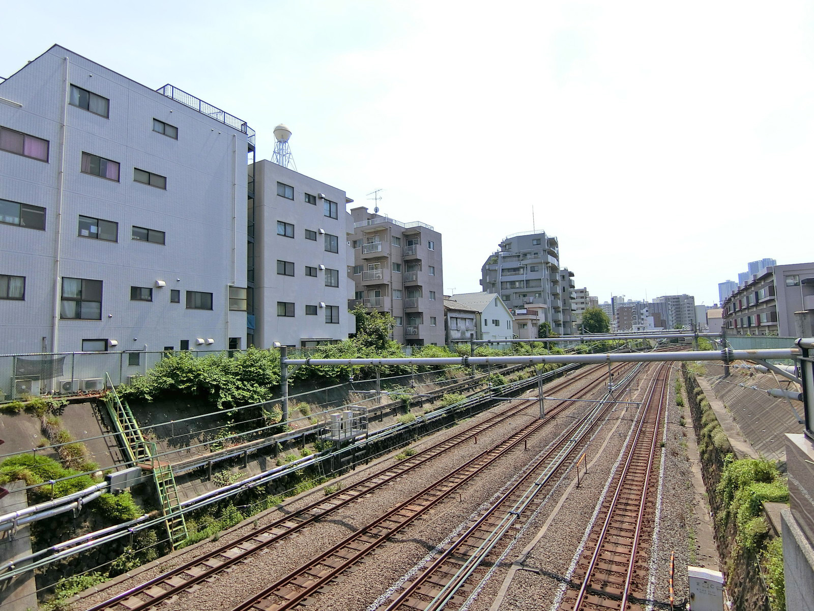 近くを通る線路
