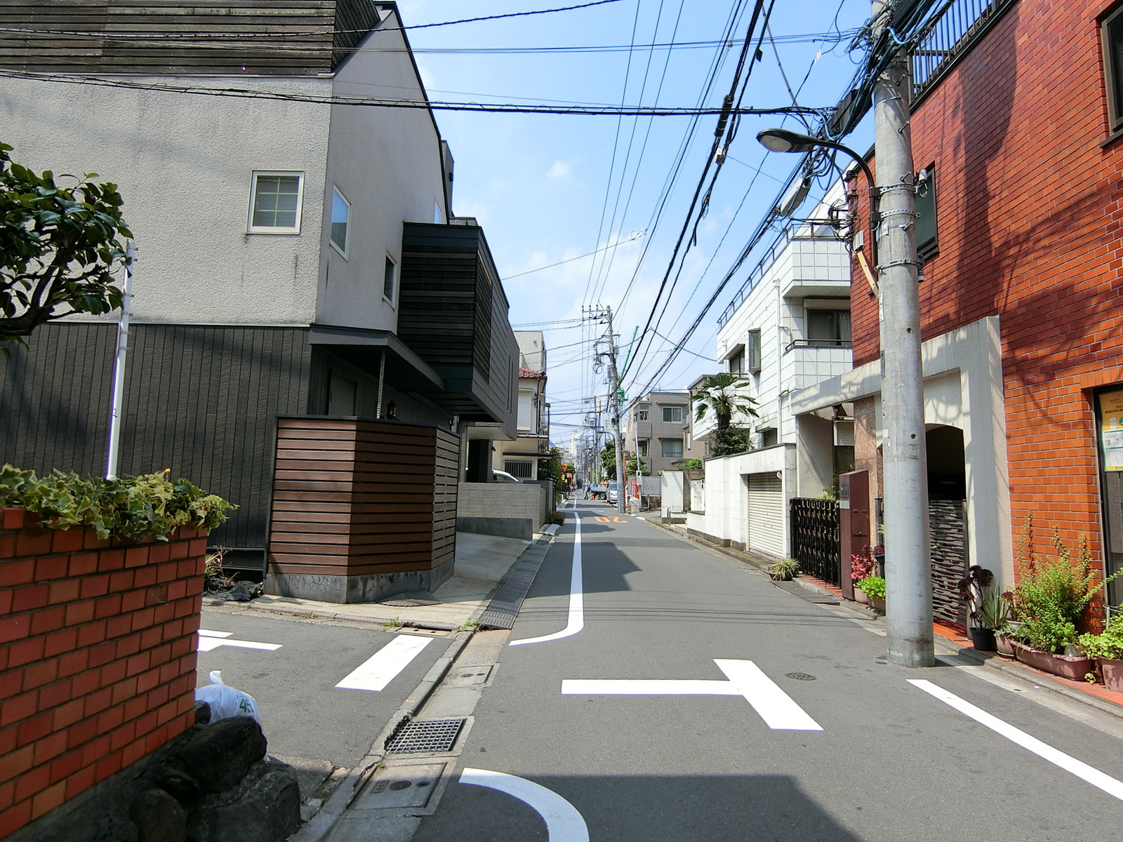 太平コーポ前面の通り