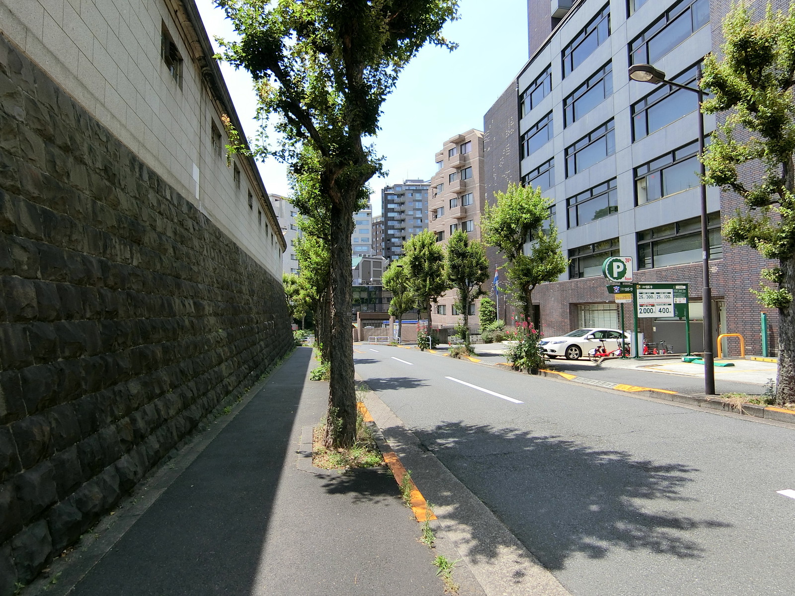 一番町第二TGビル前面の通り