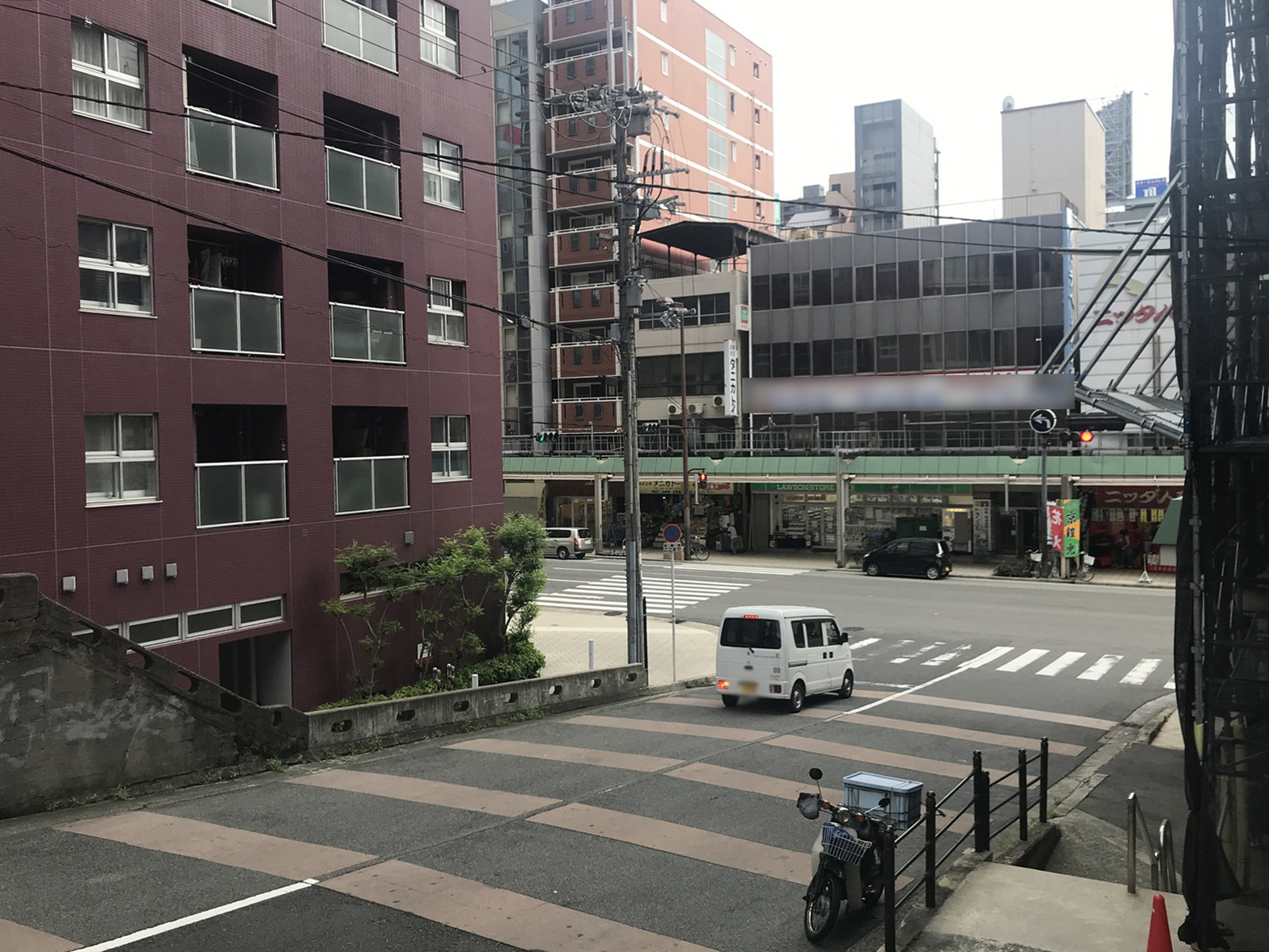都住創 松屋町住宅全面の松屋町筋