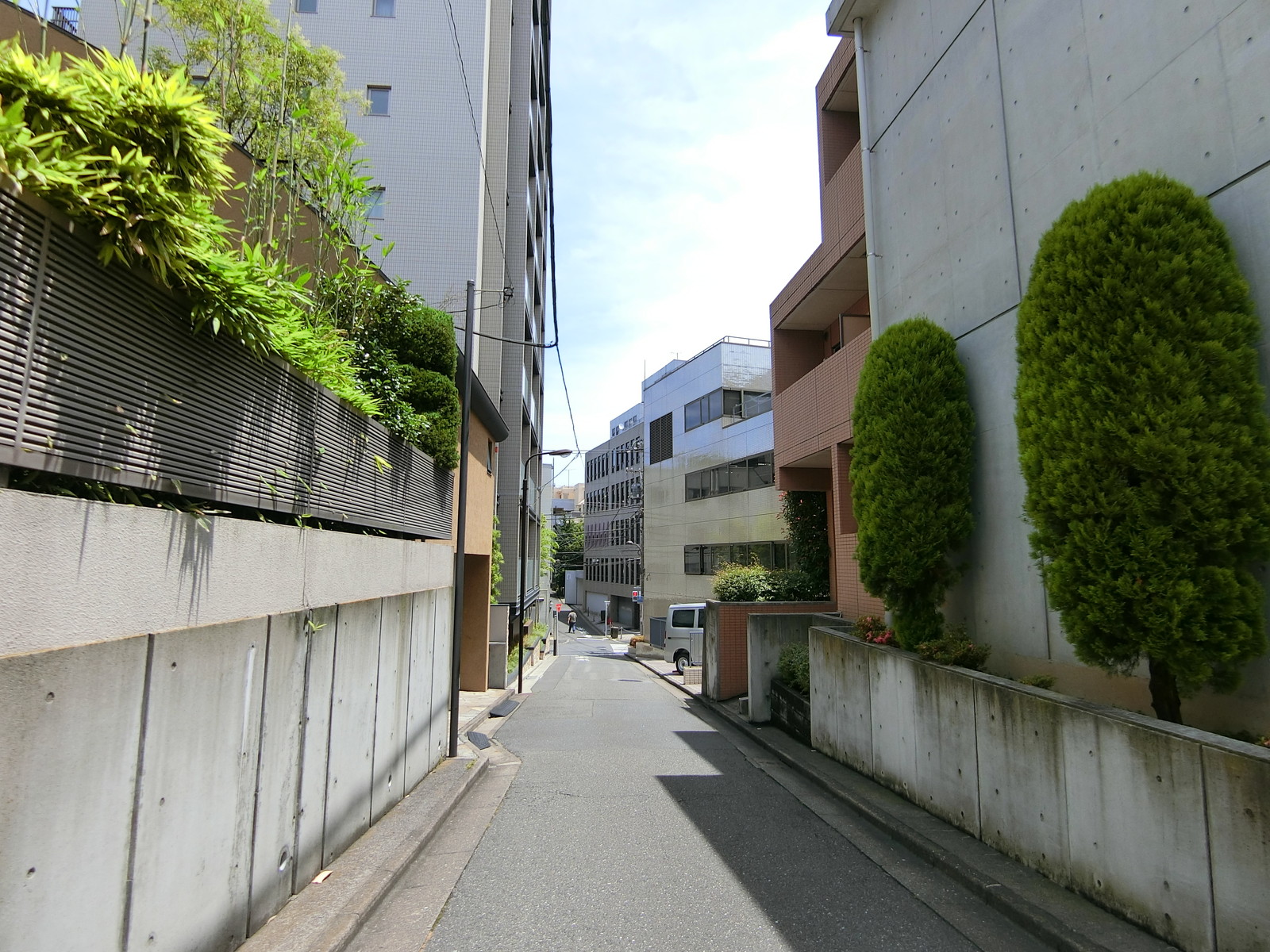 周辺は落ち着いた雰囲気のエリア