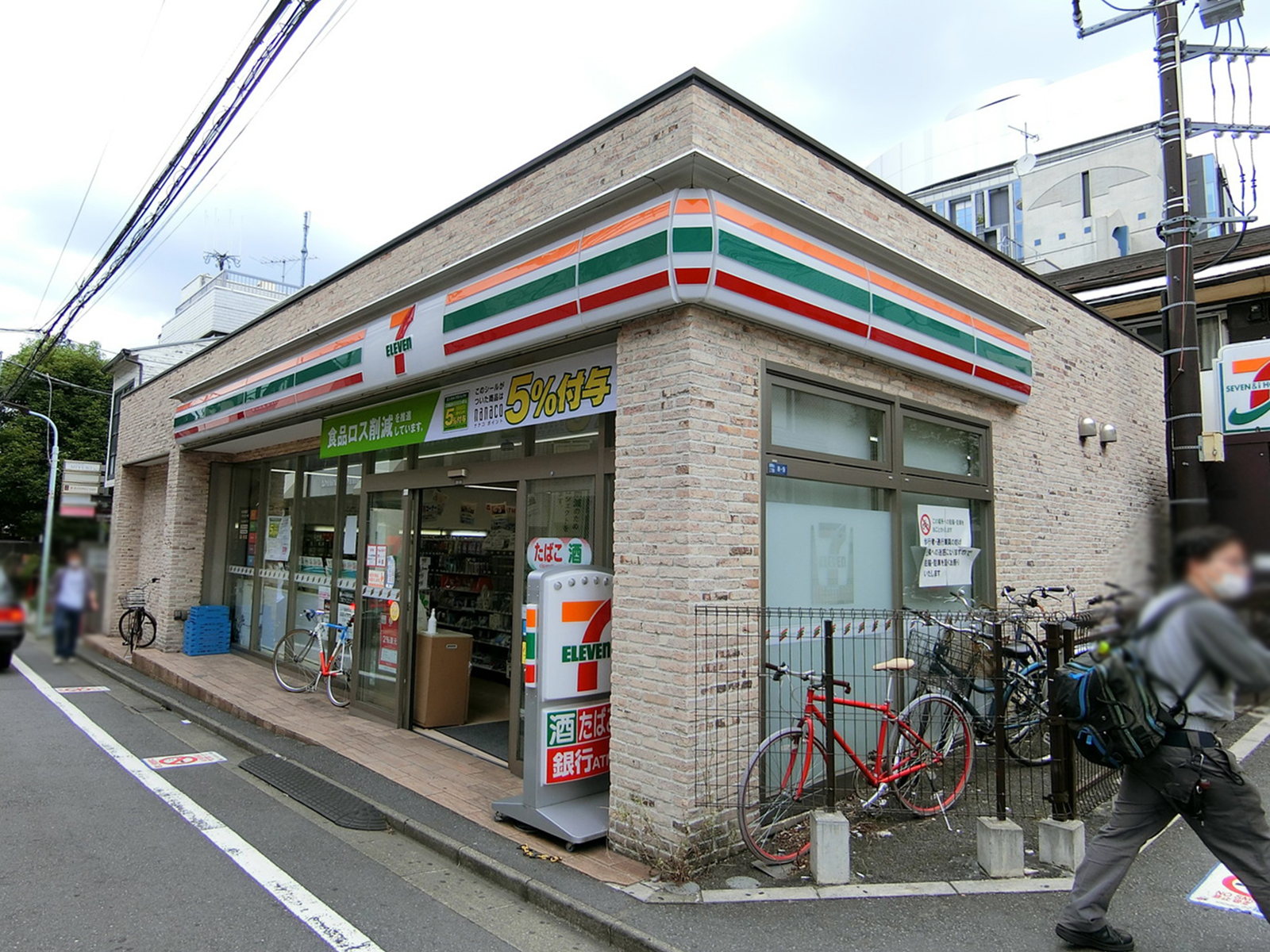 徒歩1分のセブンイレブン