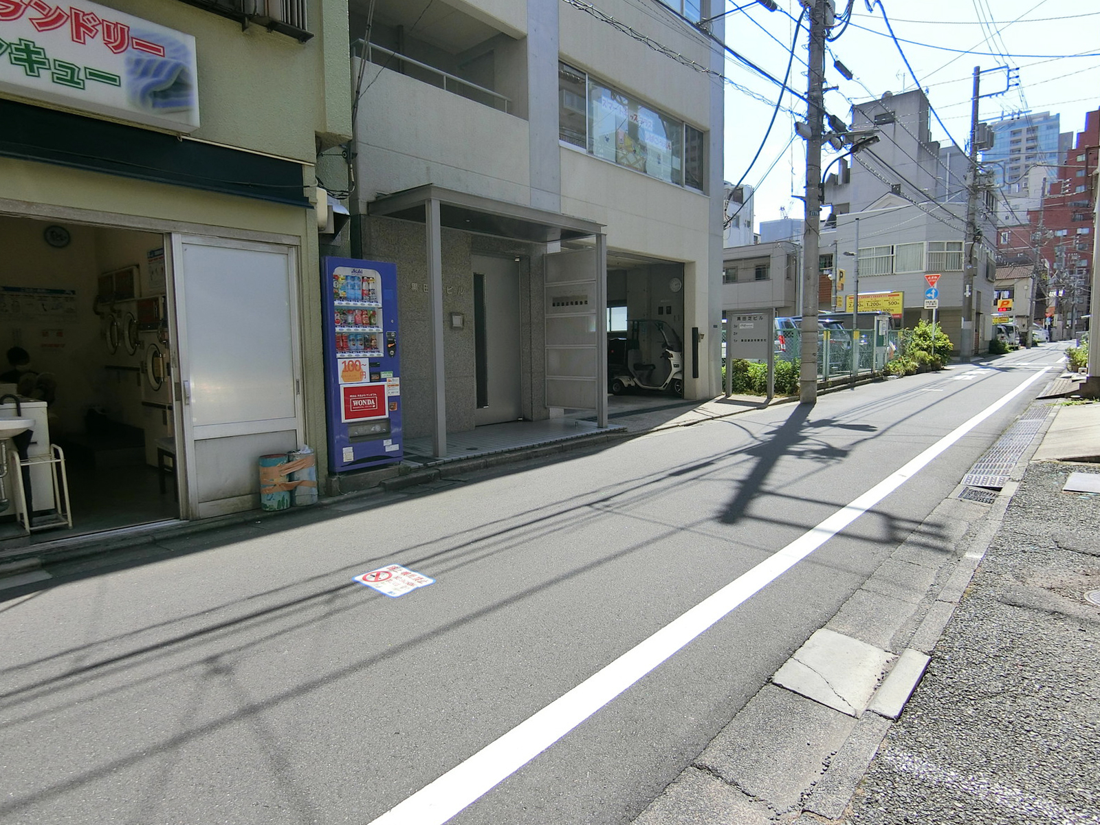 セブンハイツ芝前面の通り