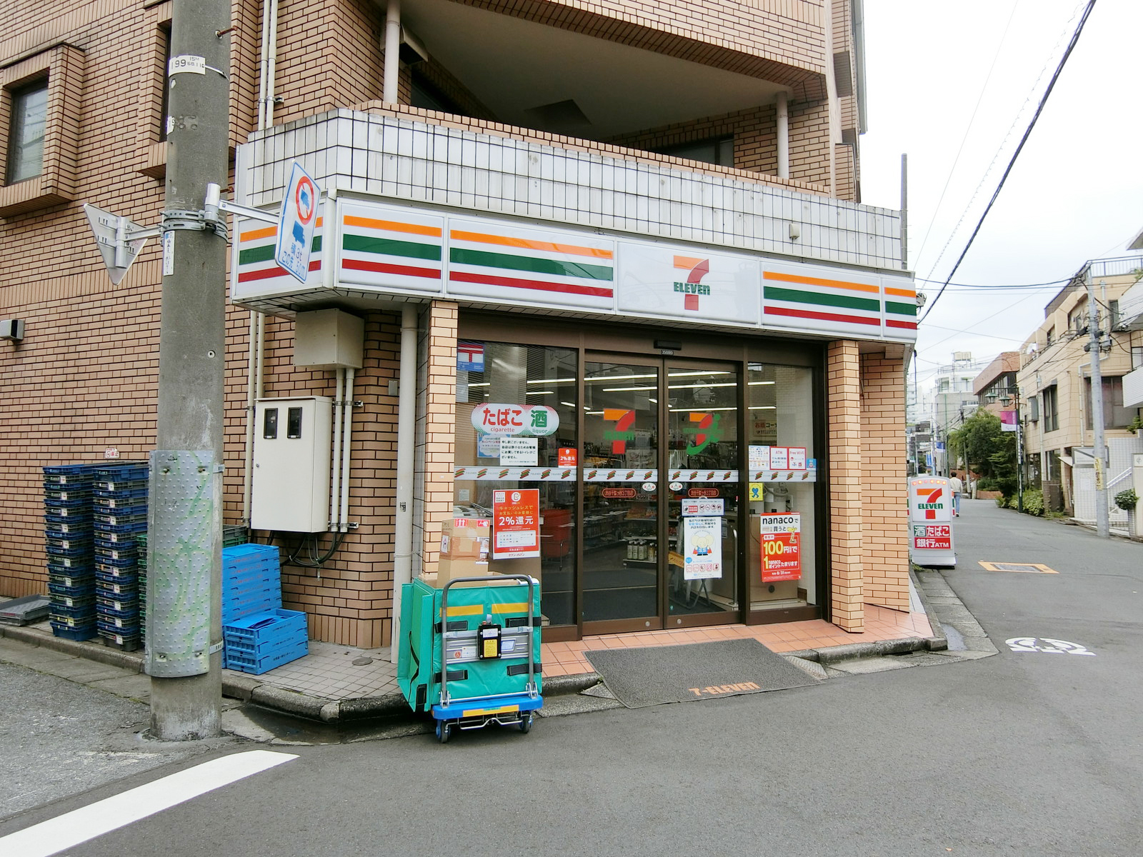 徒歩1分のセブンイレブン