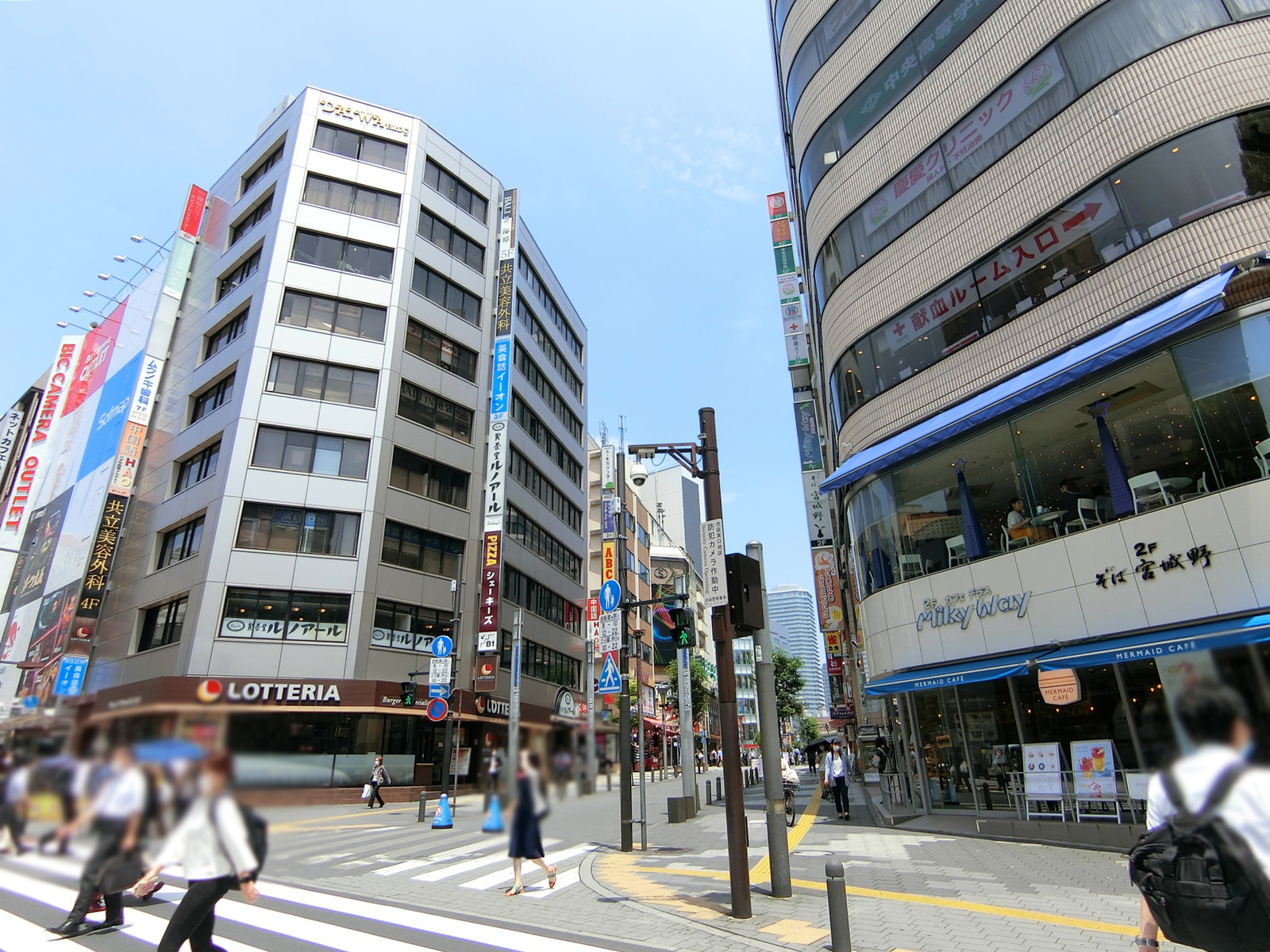 付近のサンシャイン60通り