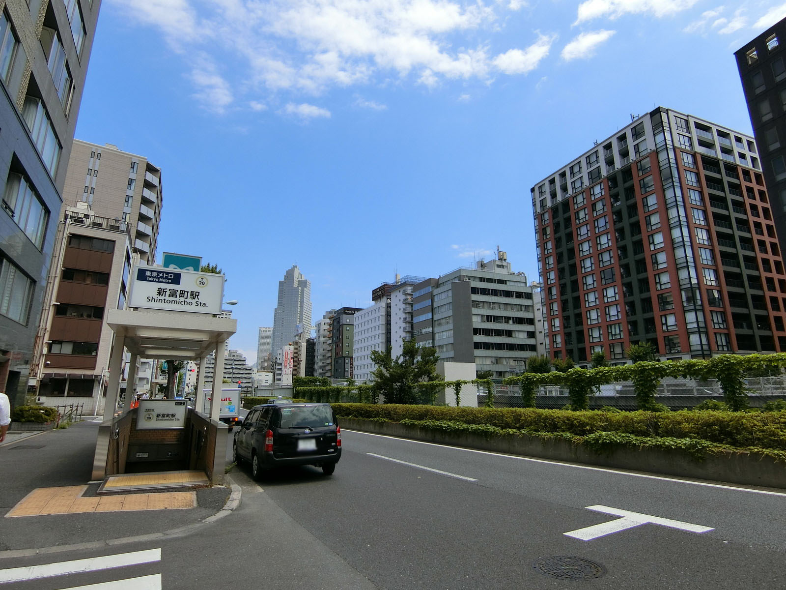 付近の築地橋