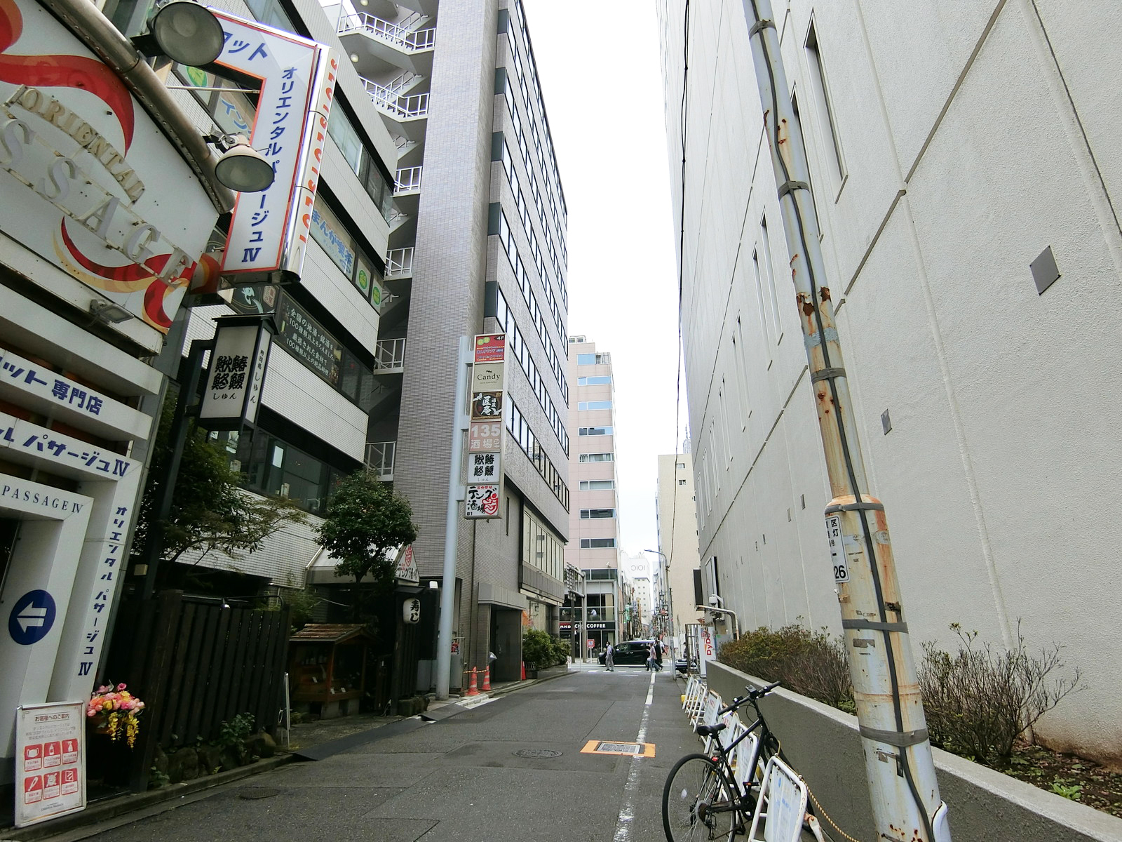 石黒ビル前面の通り