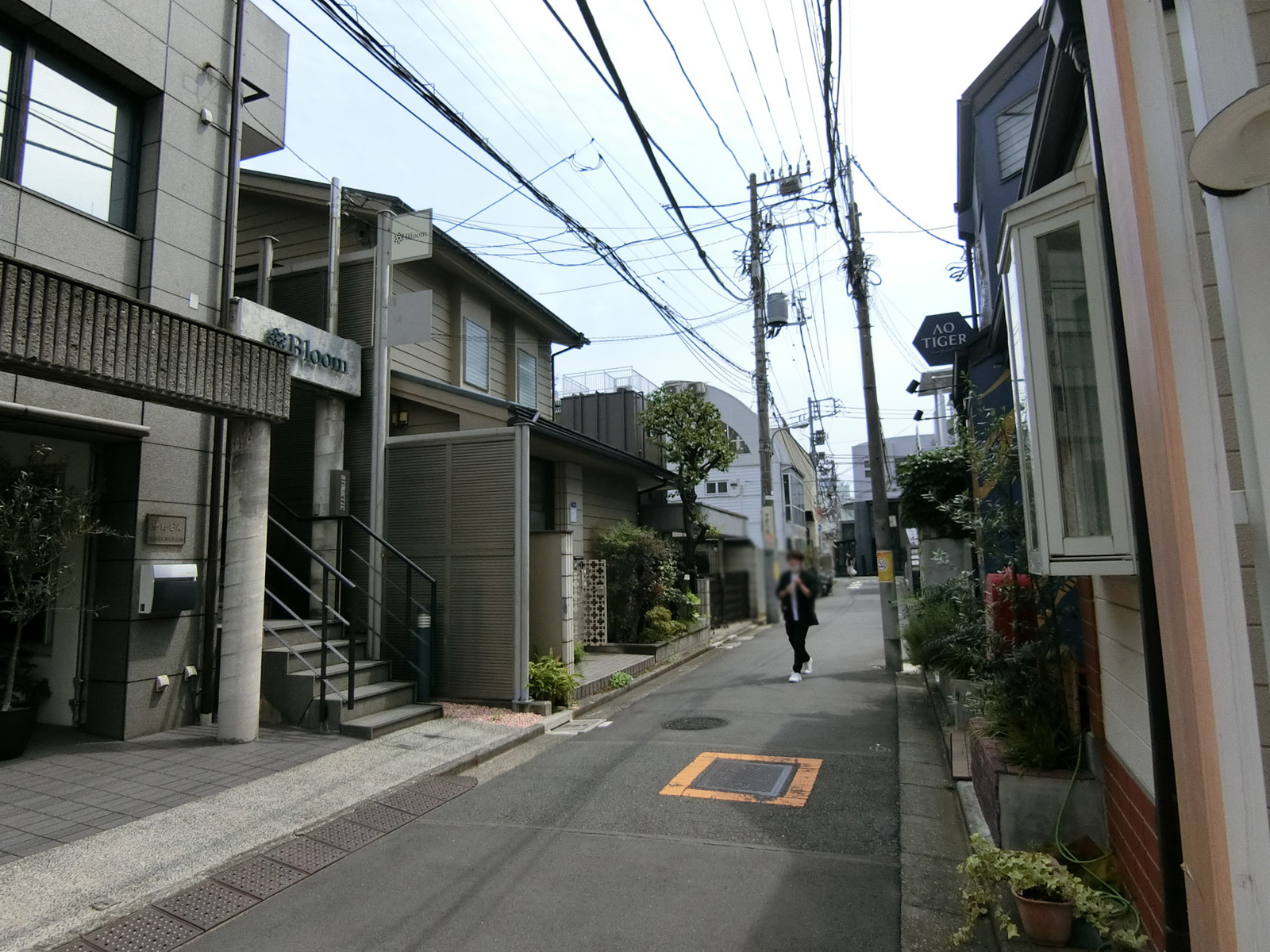 神宮前NTビル前面の通り