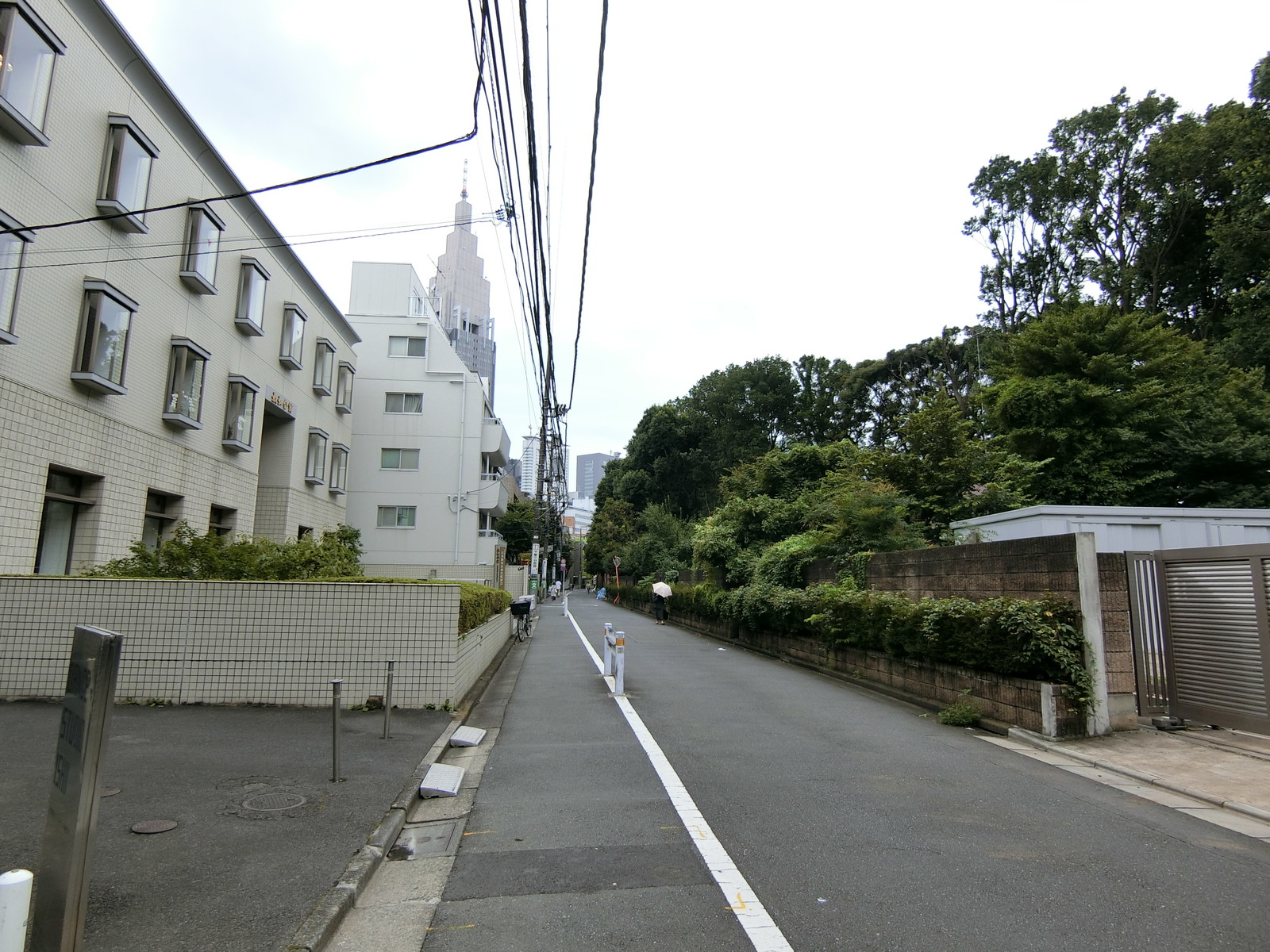 第20スカイビルアネックス前面の通り