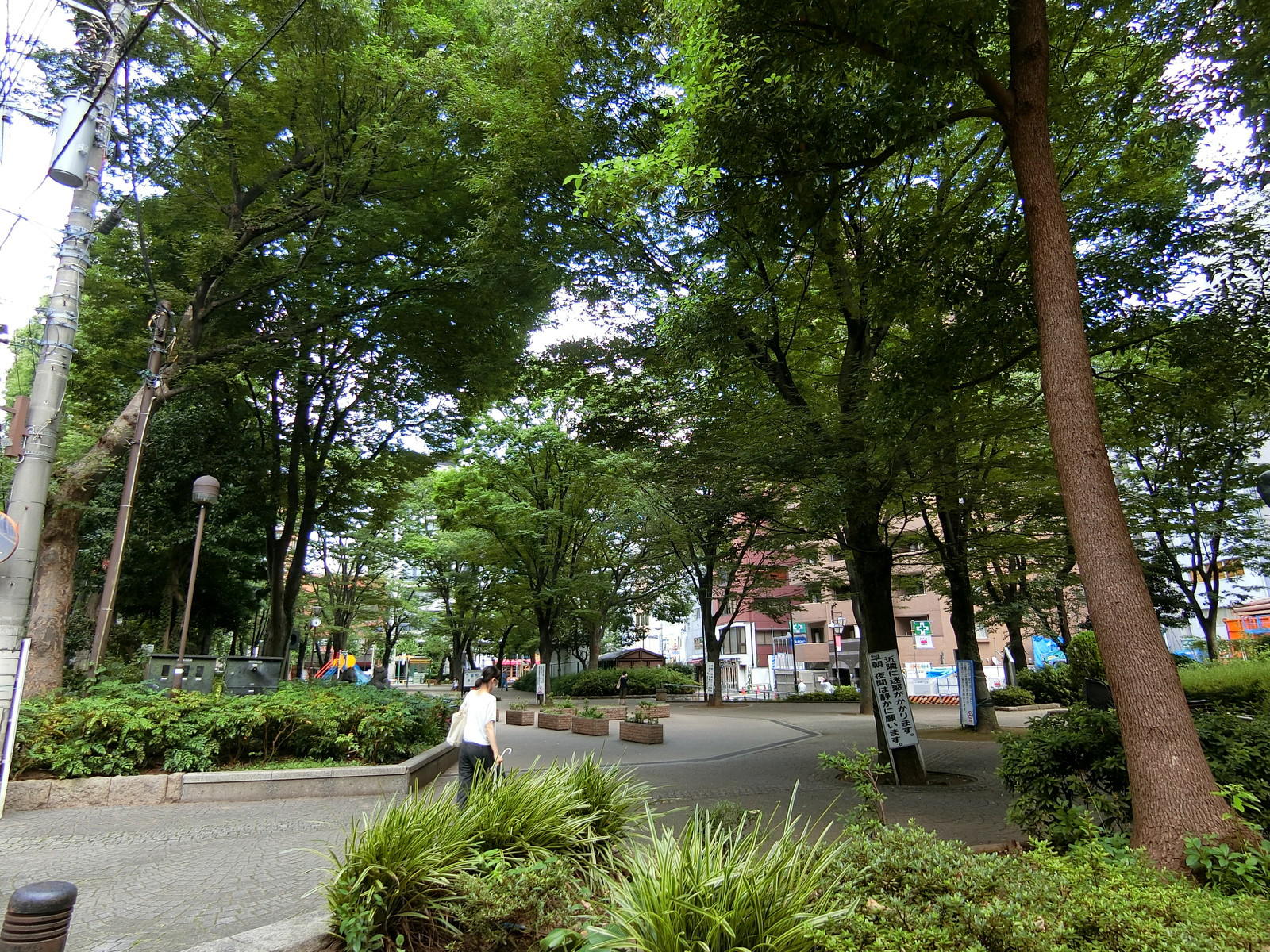 付近の豊島区立西池袋公園