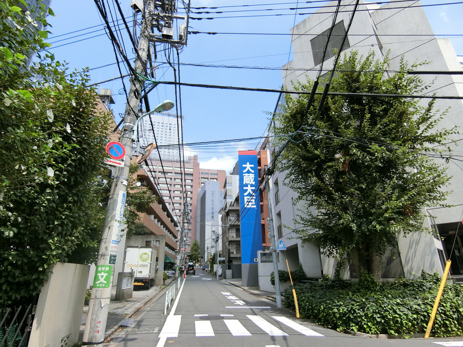 周辺は落ち着いた雰囲気のエリア