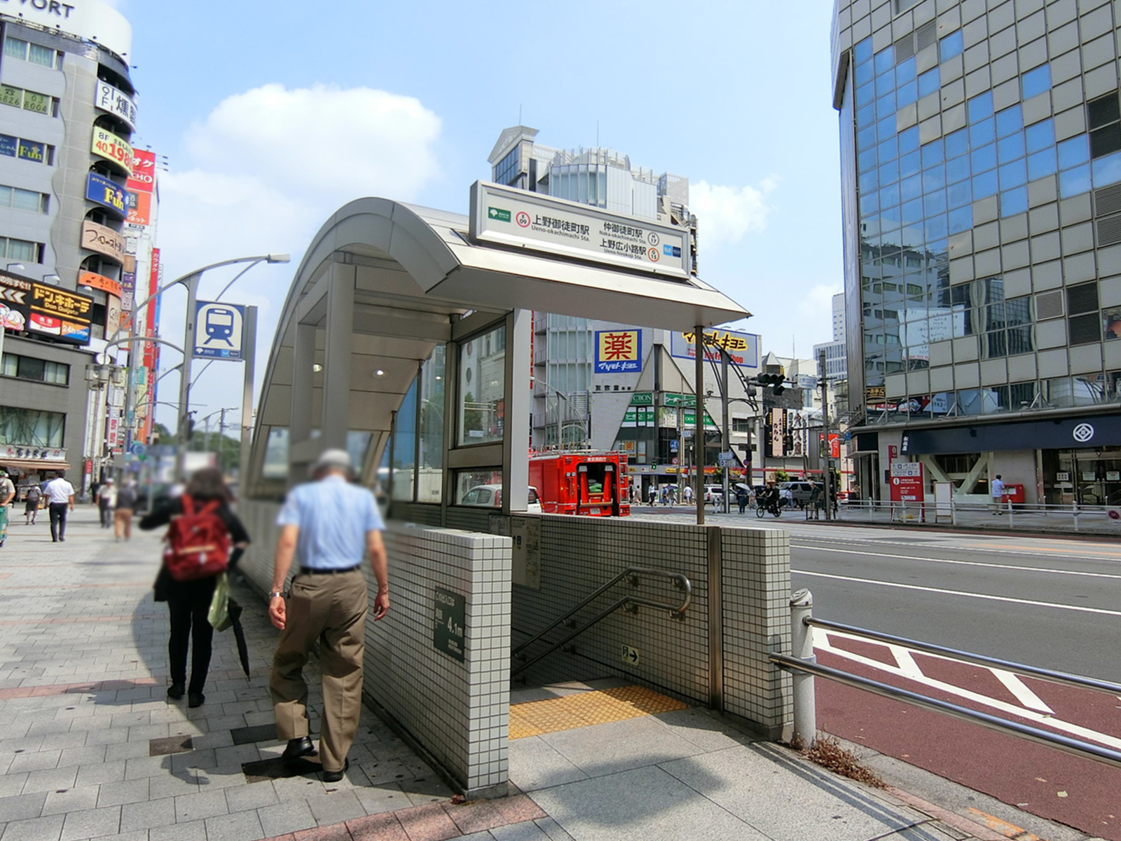 最寄りの｢上野広小路駅｣