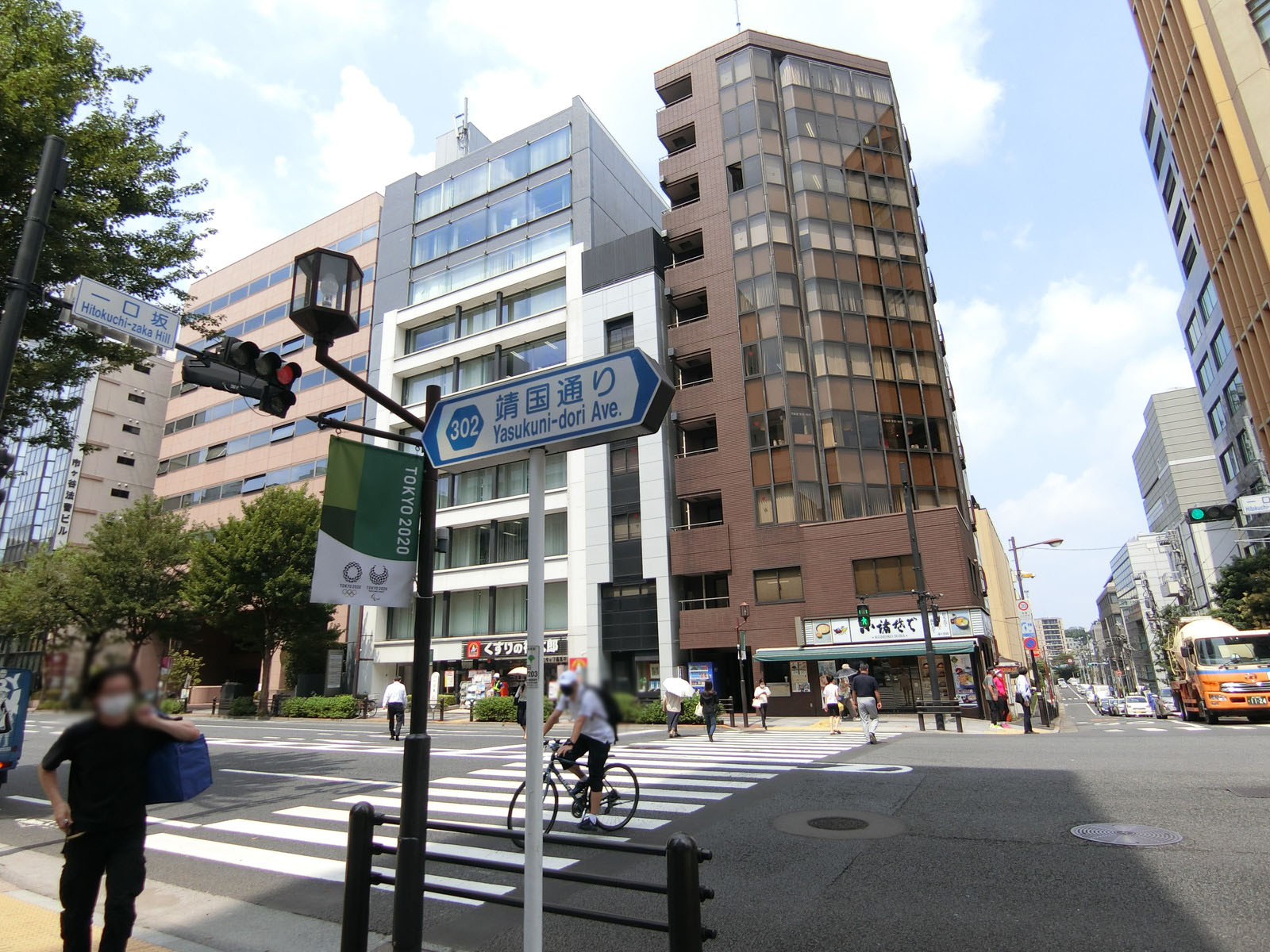 付近の靖国通り