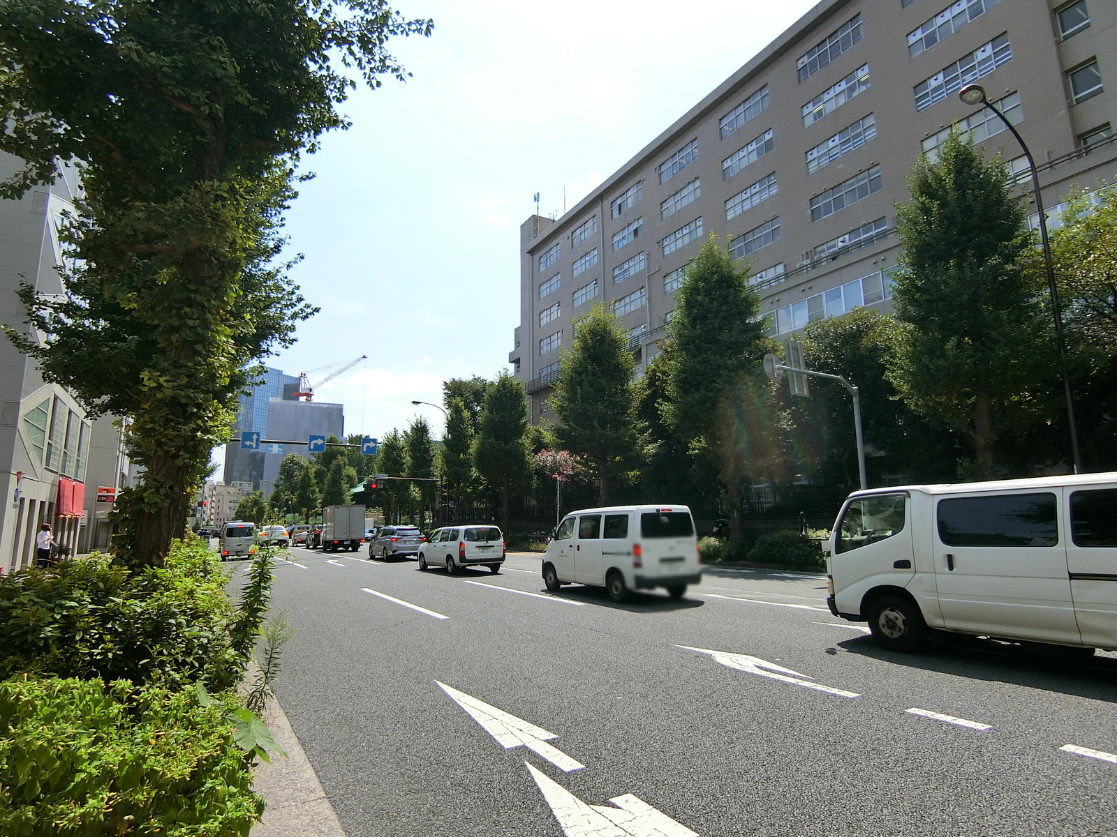 MK御茶ノ水ビル前面の中山道