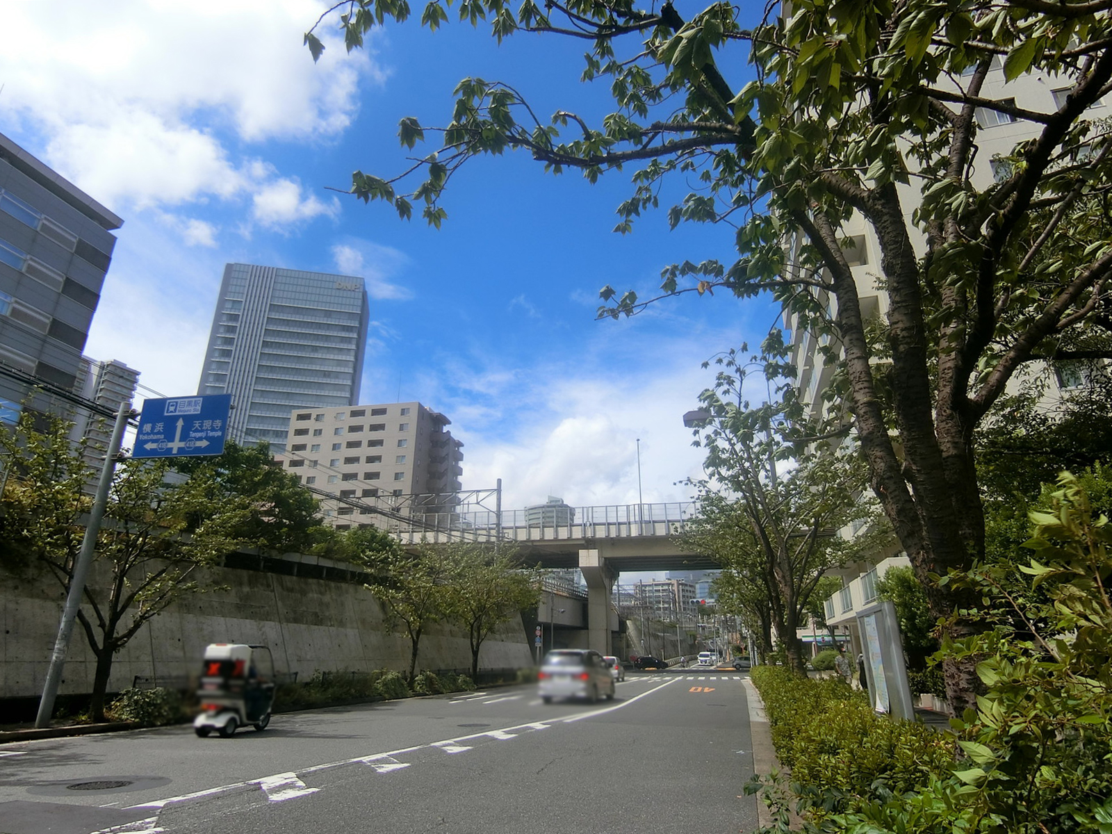 付近の花房山通り