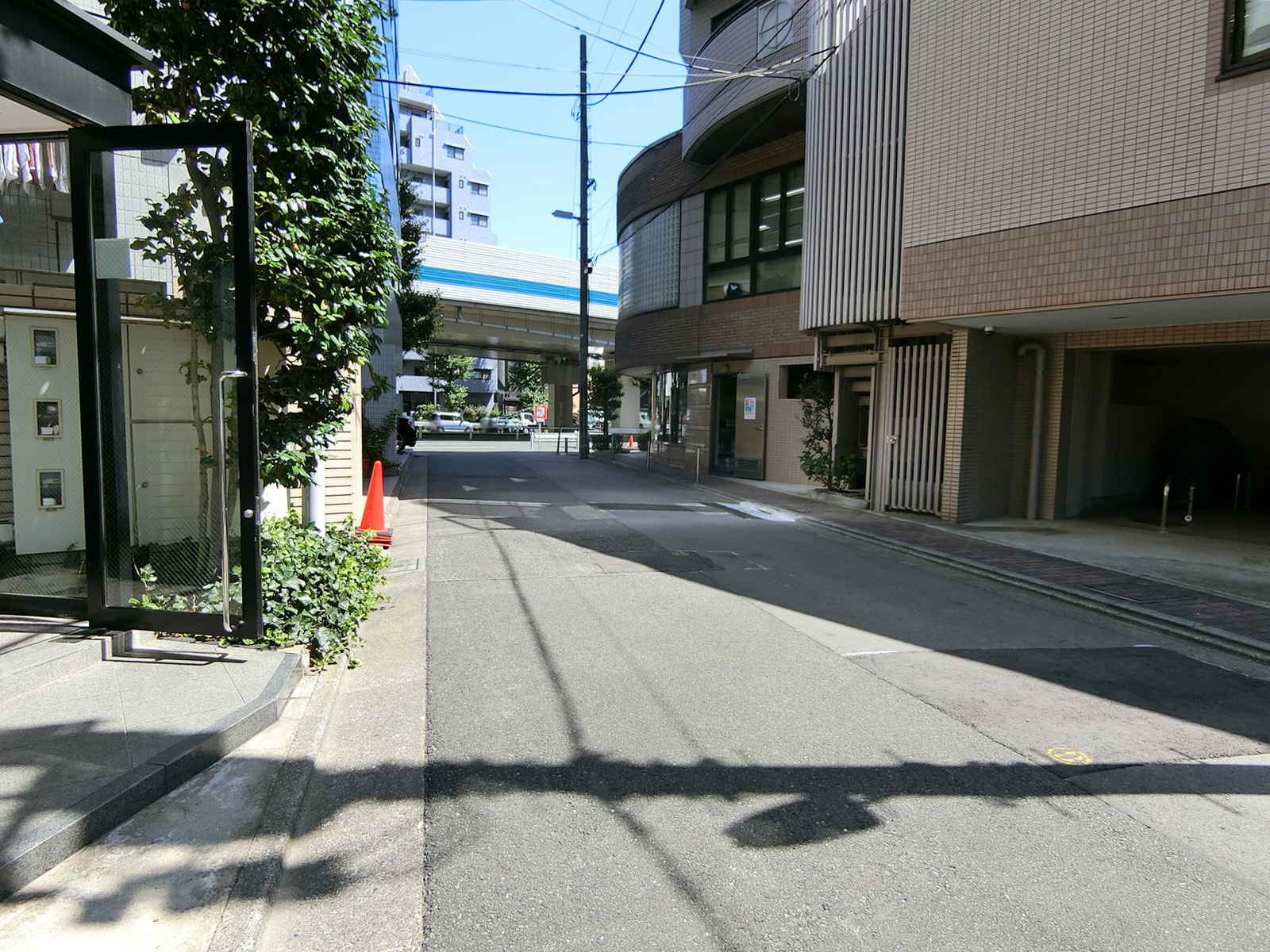 しろがねロッカス前面の通り