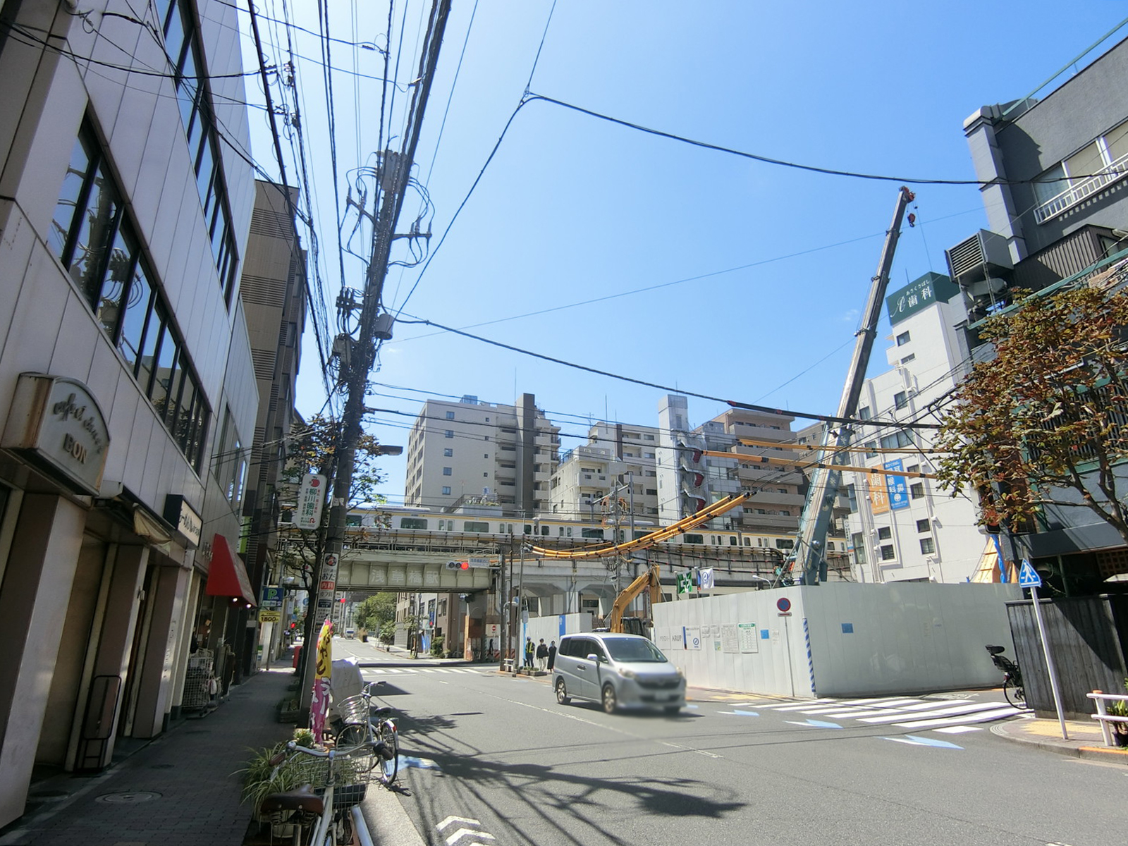 付近の左衛門橋通り
