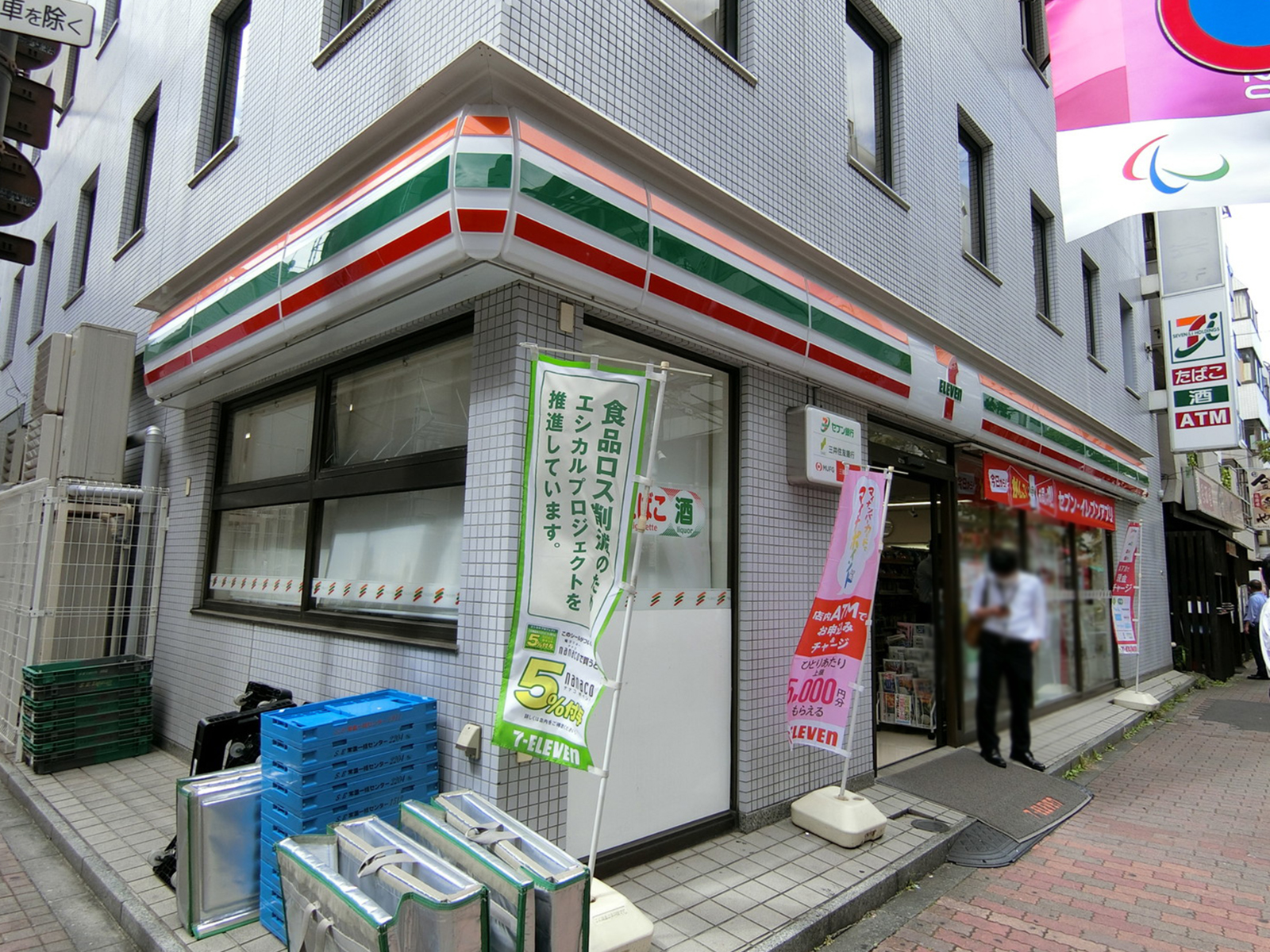 徒歩2分のセブンイレブン