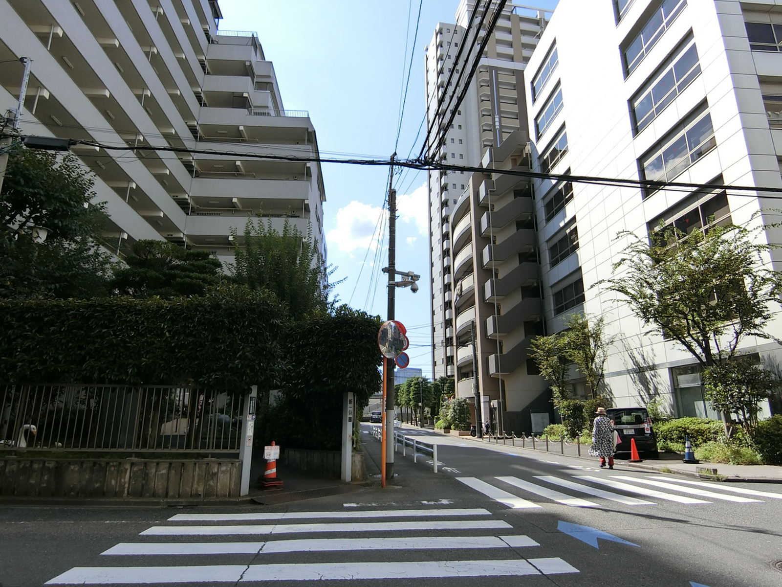 大樹生命新大橋ビル前面の通り