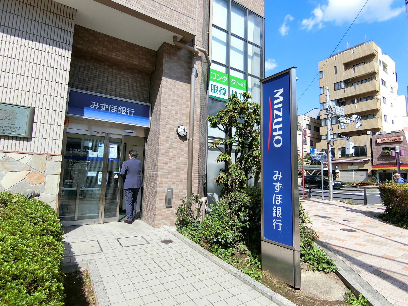付近のみずほ銀行 森下駅前出張所