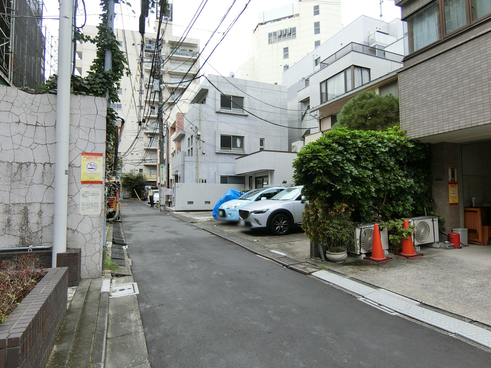サンフォンテーヌ渋谷前面の通り