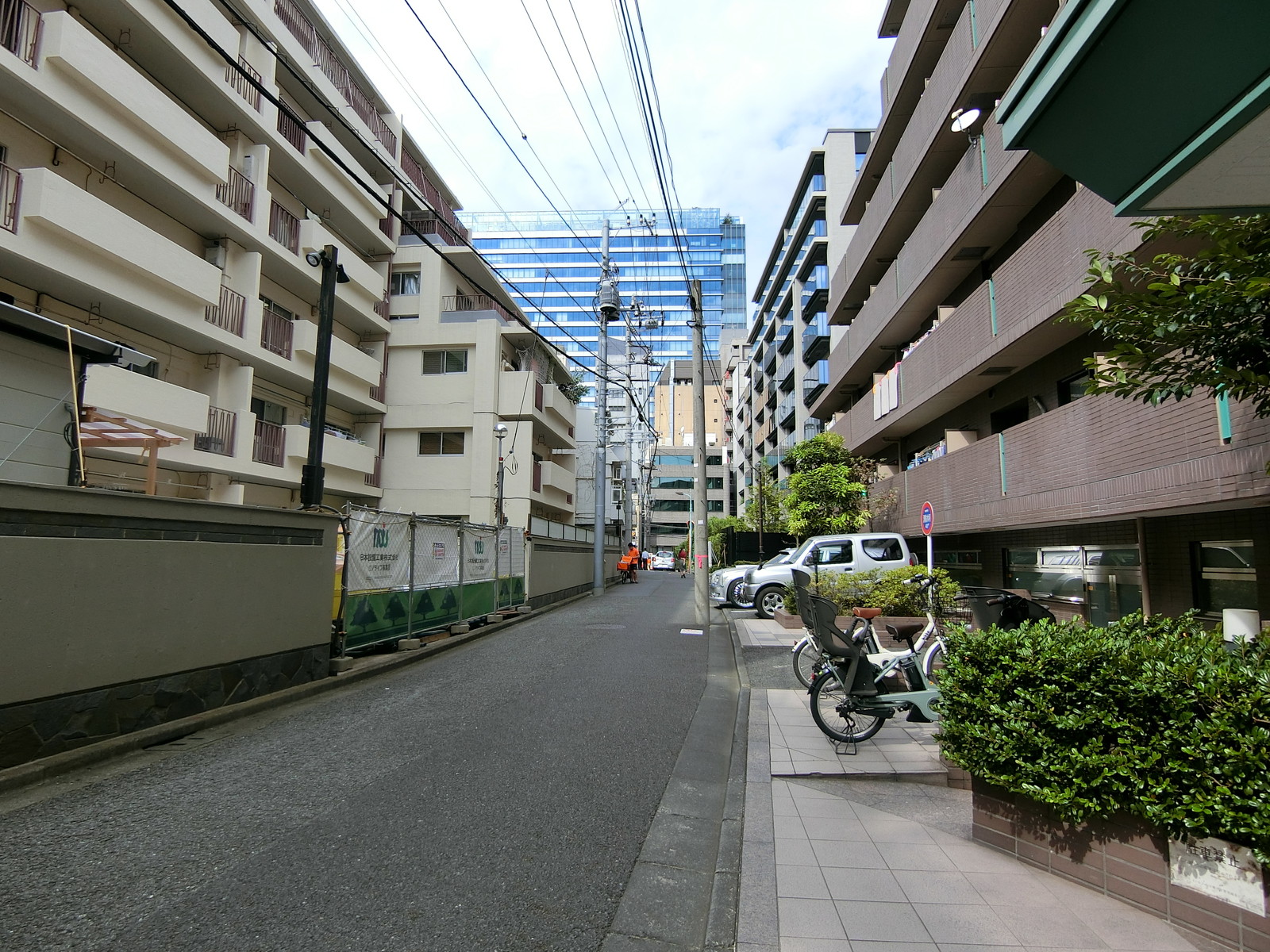 シルフィード南平台前面の通り
