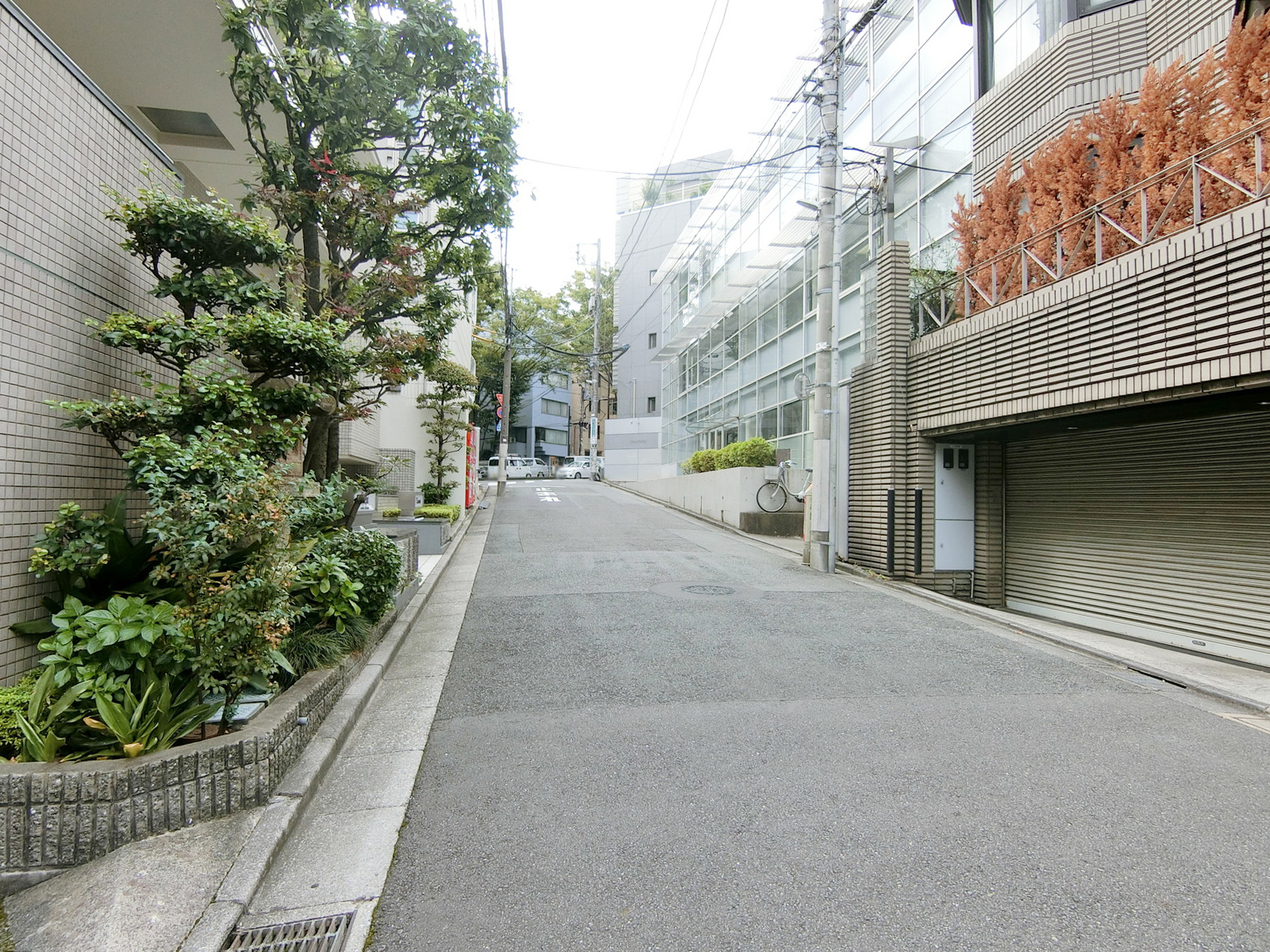 エステパ代々木上原前面の通り